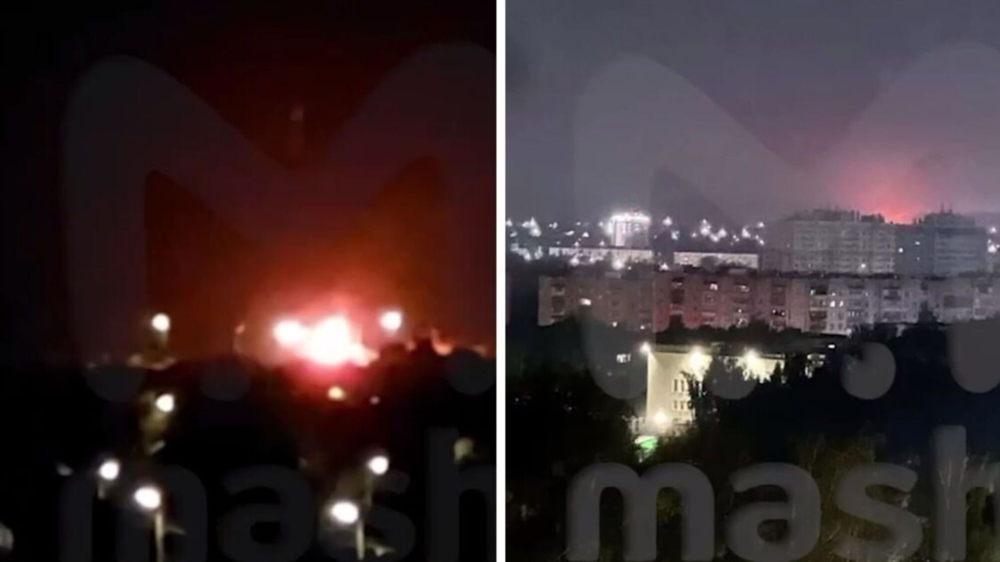 взрывы на нефтебазе рф