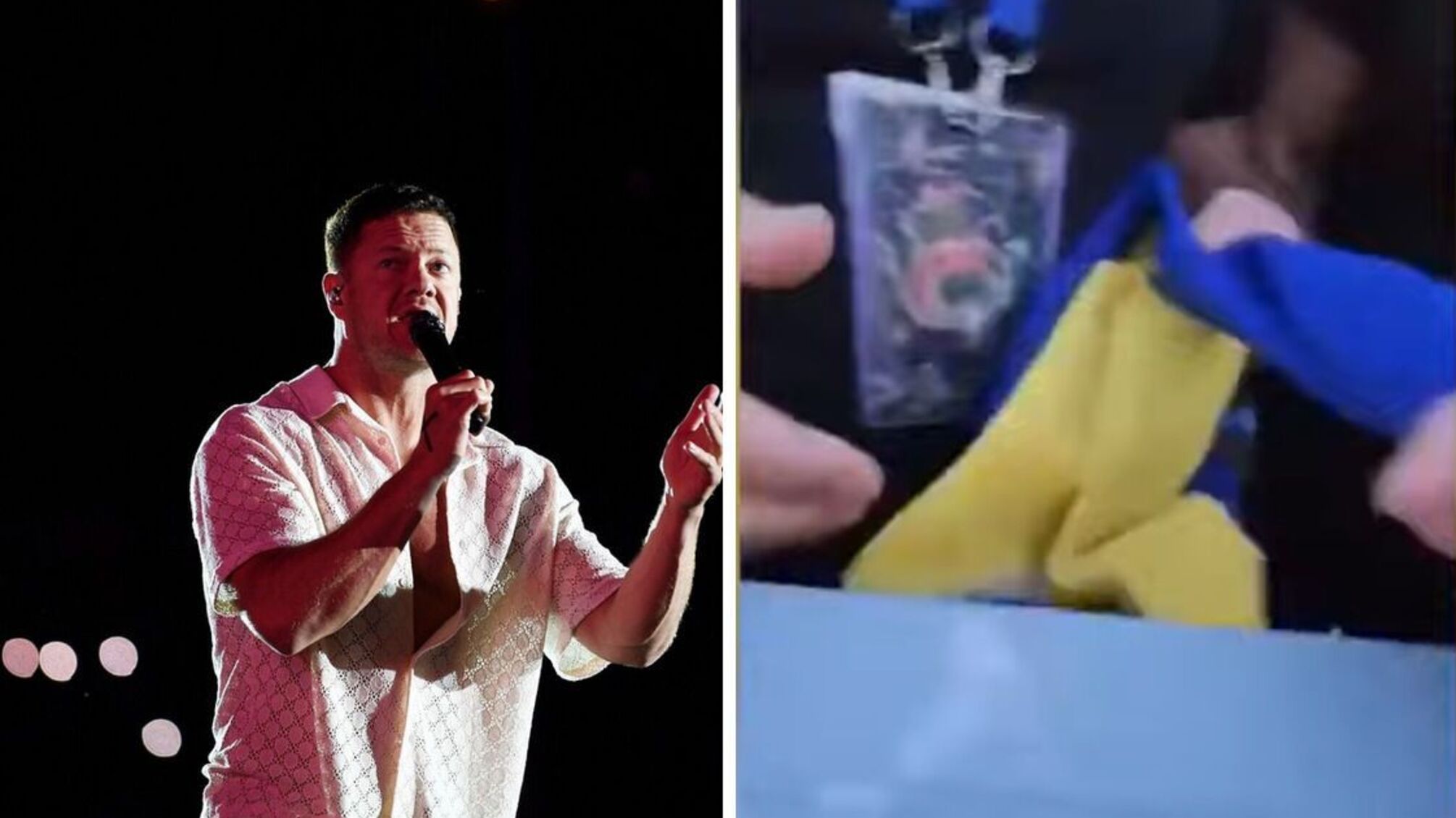 В Грузії гурту Imagine Dragons не дали розгорнути прапор України на концерті (відео)
