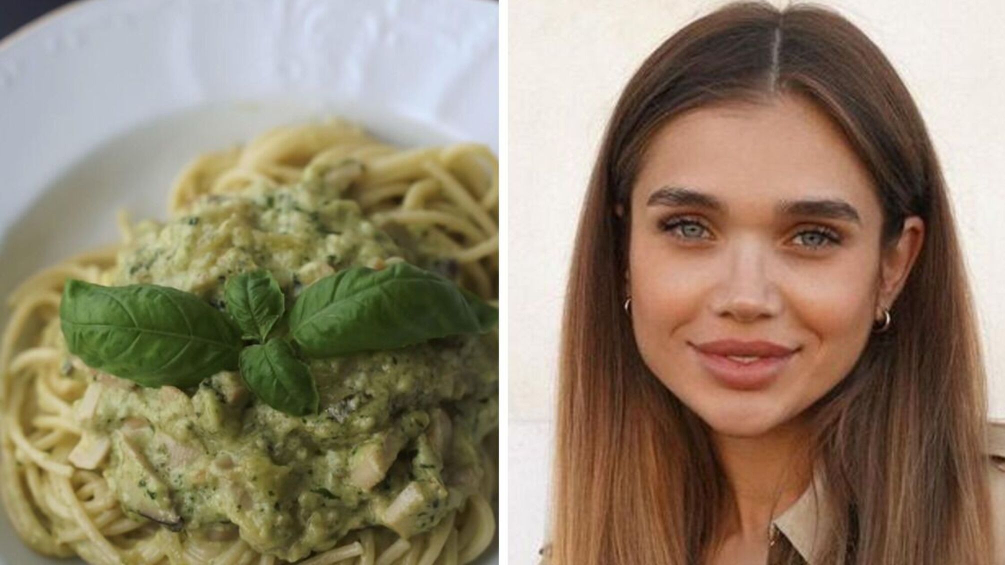 Рецепт зеленої пасти з овочами у сирному соусі від Саші Бо