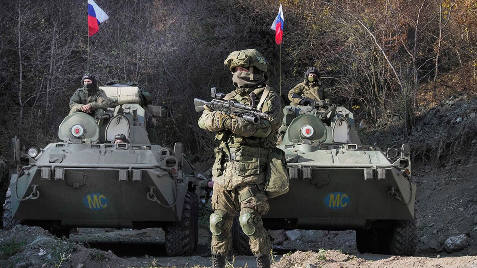 Минобороны рф заявило, что восемь российских 'миротворцев' были убиты в Карабахе
