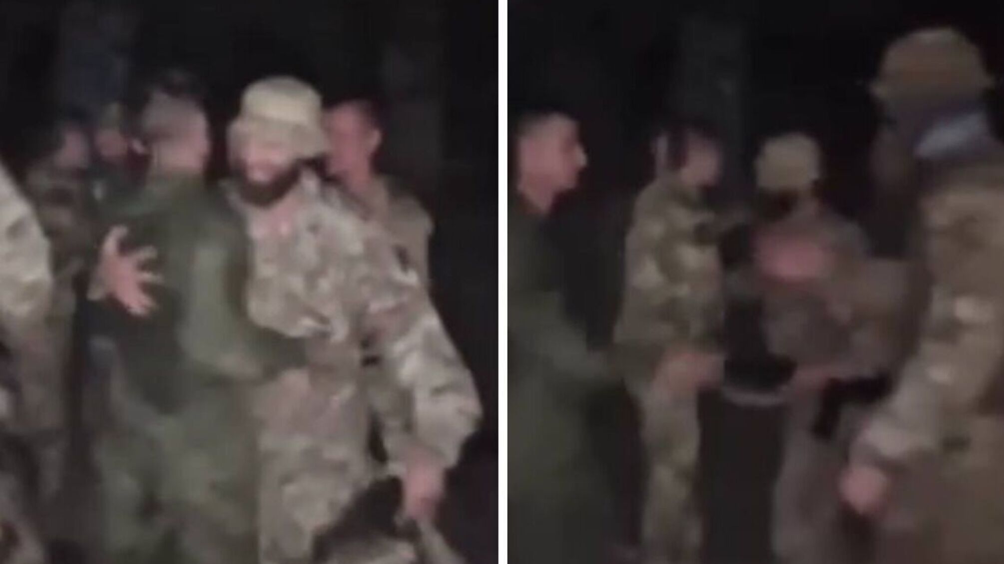 эвакуация двух украинских десантников из ВТО