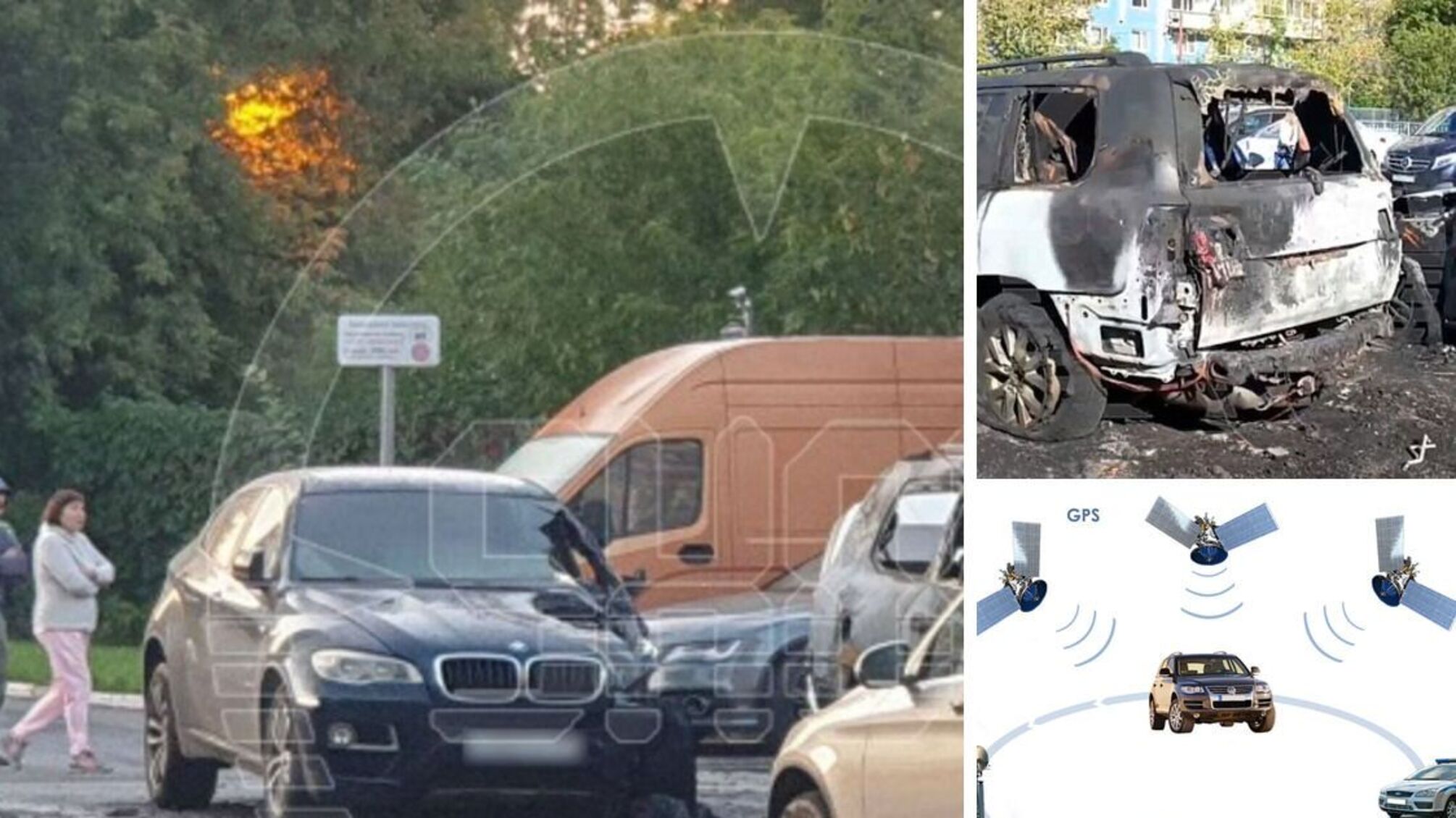 Автомобіль головного конструктора ГЛОНАСС підпалили в Москві