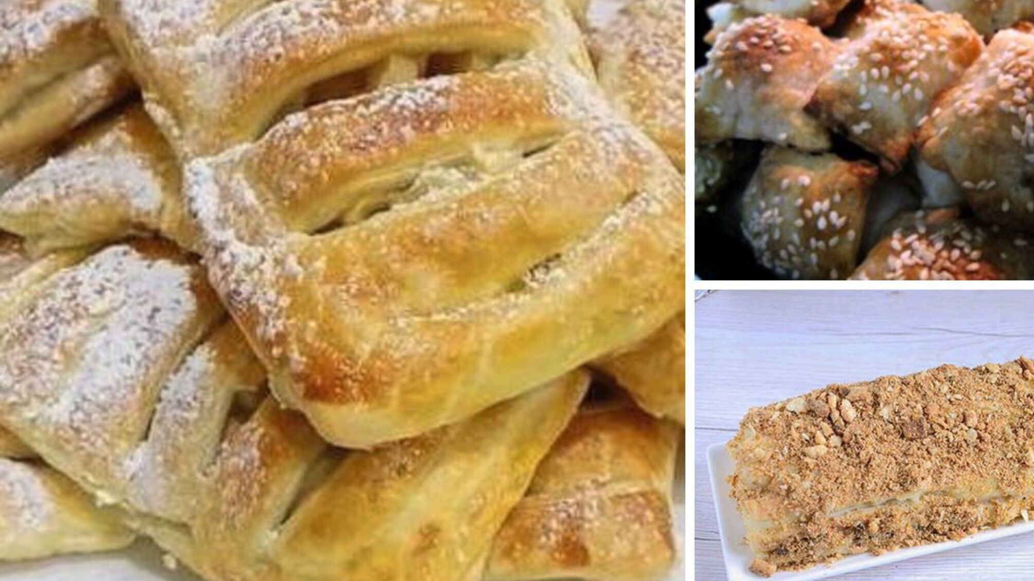 Рецепты выпечки из готового слоеного теста: слойки с яблоками, наполеон, форнет.