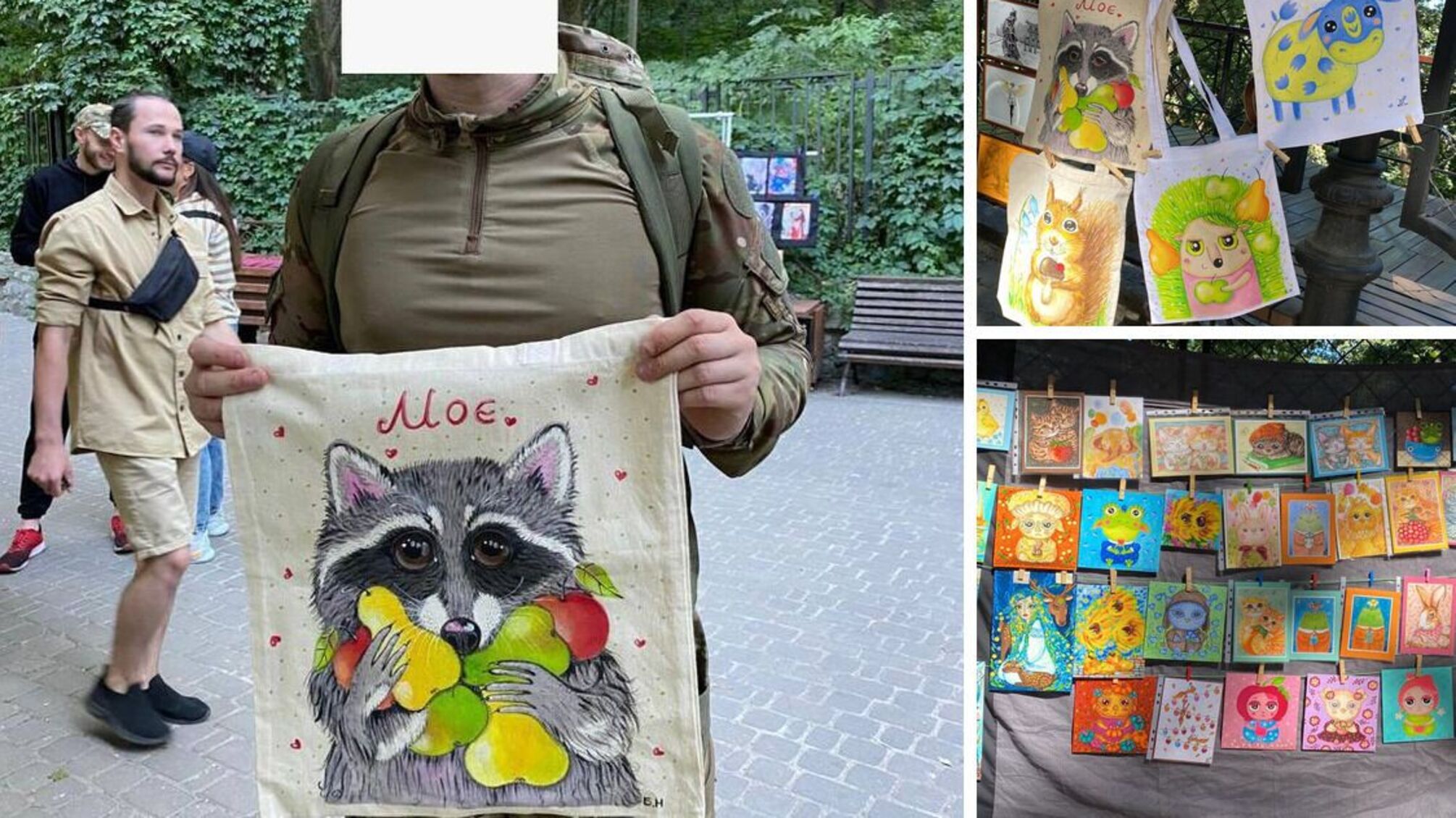 Радость для защитников: столичная художница еженедельно дарит картины военным