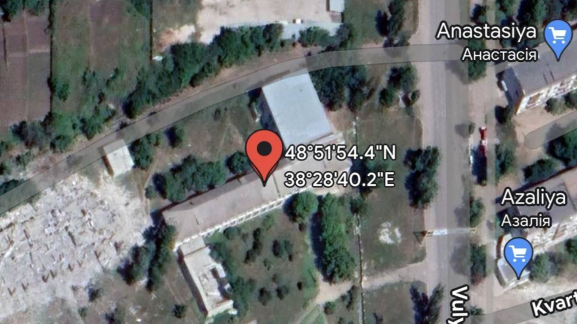В оккупированном Лисичанске был 'прилет' по училищу, где базировались солдаты РФ.