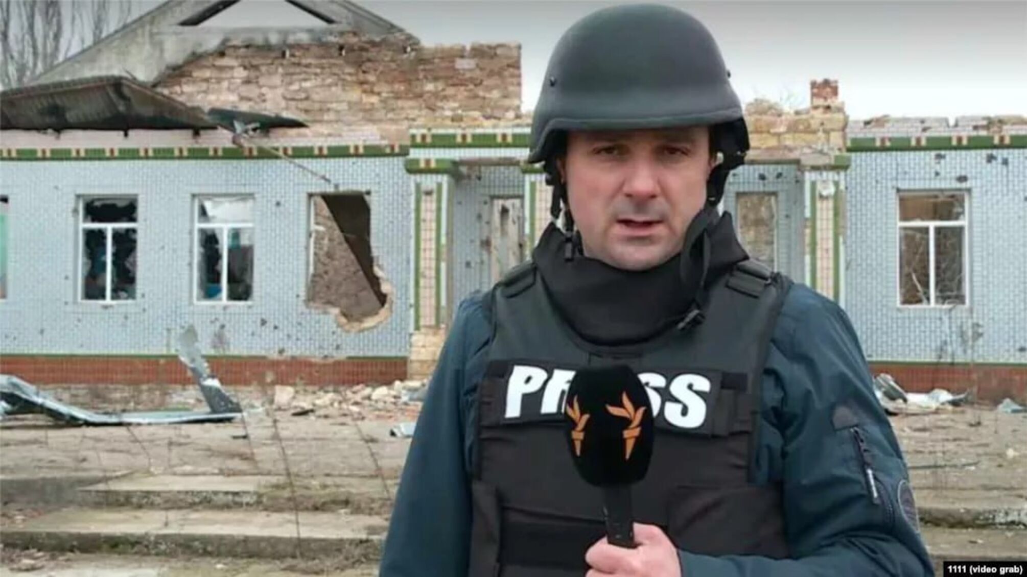 Журналист 'Радио Свобода' во время съемок  в Запорожской области получил ранения 