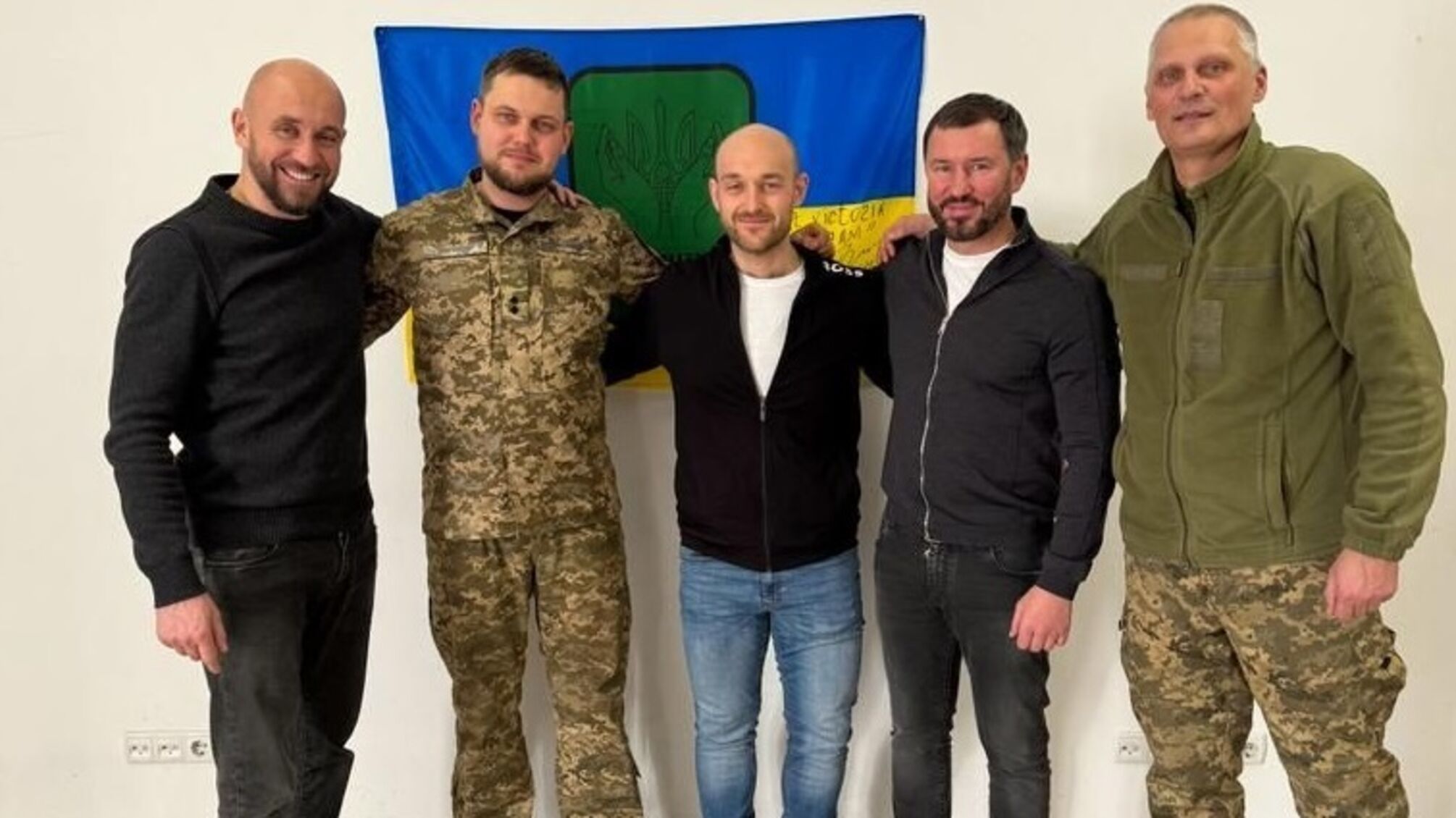 Керівництво ВГО 'Стоп корупції' тепло зустріло Михайла Новосельцева та його побратима у Києві