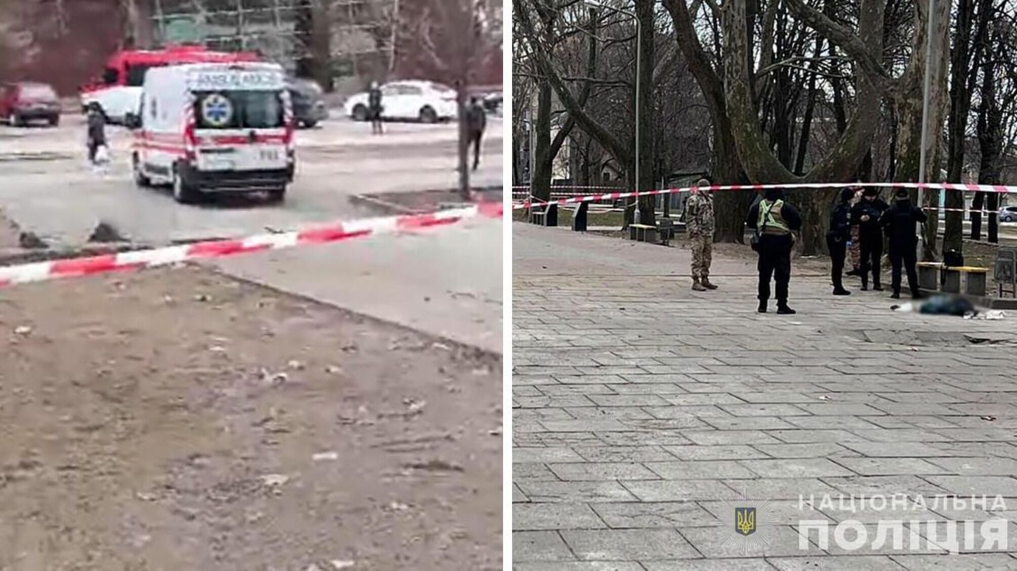 В центре Запорожья — стрельба: мужчина выстрелил в прохожую и покончил с собой