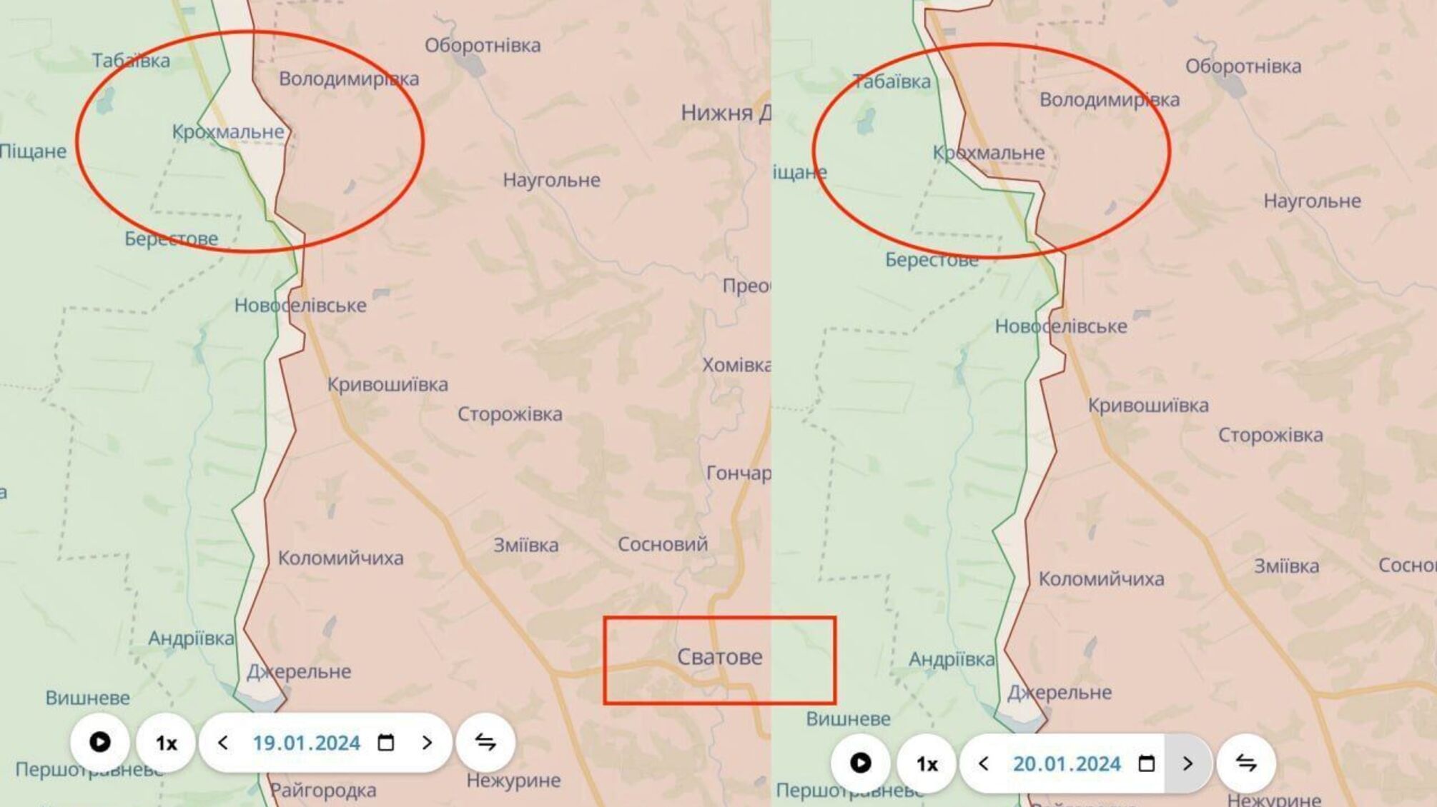 Оккупанты захватили село Крахмальное на Сватовском направлении и его окрестности, – DeepState