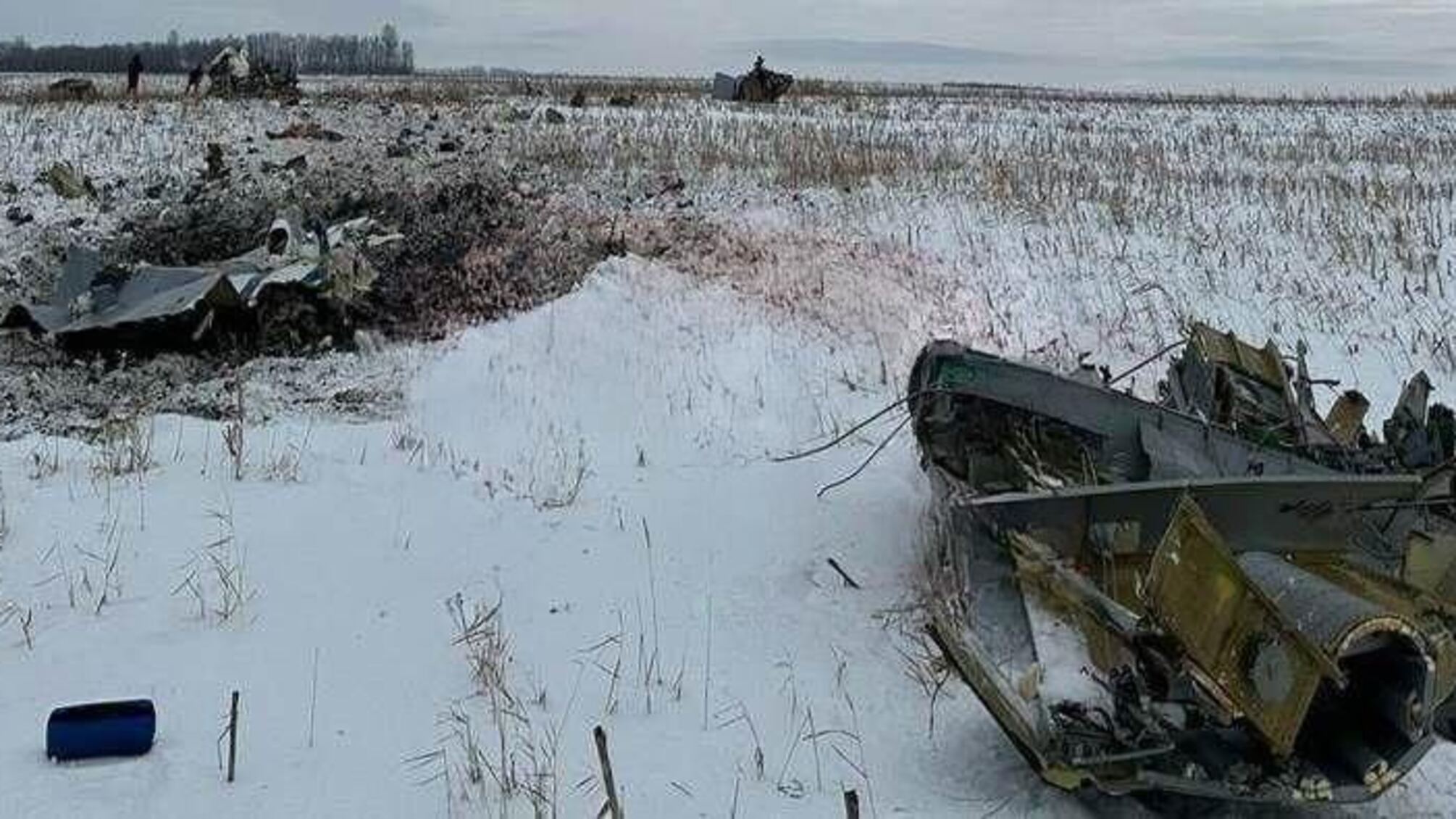 СБУ відкрила кримінальне провадження за фактом падіння Іл-76 у Бєлгородській області