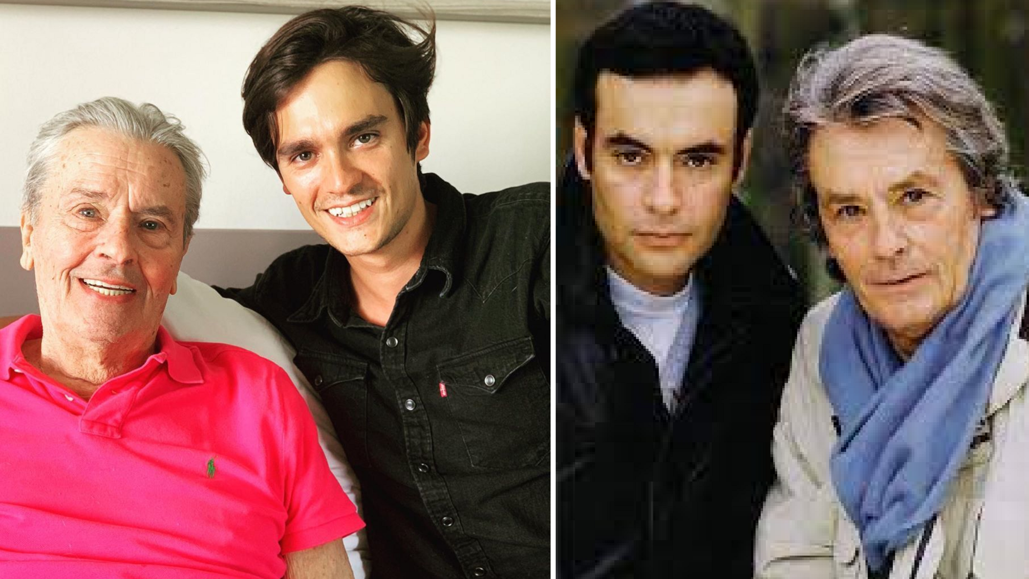 Ален Делон з сином Ентоні