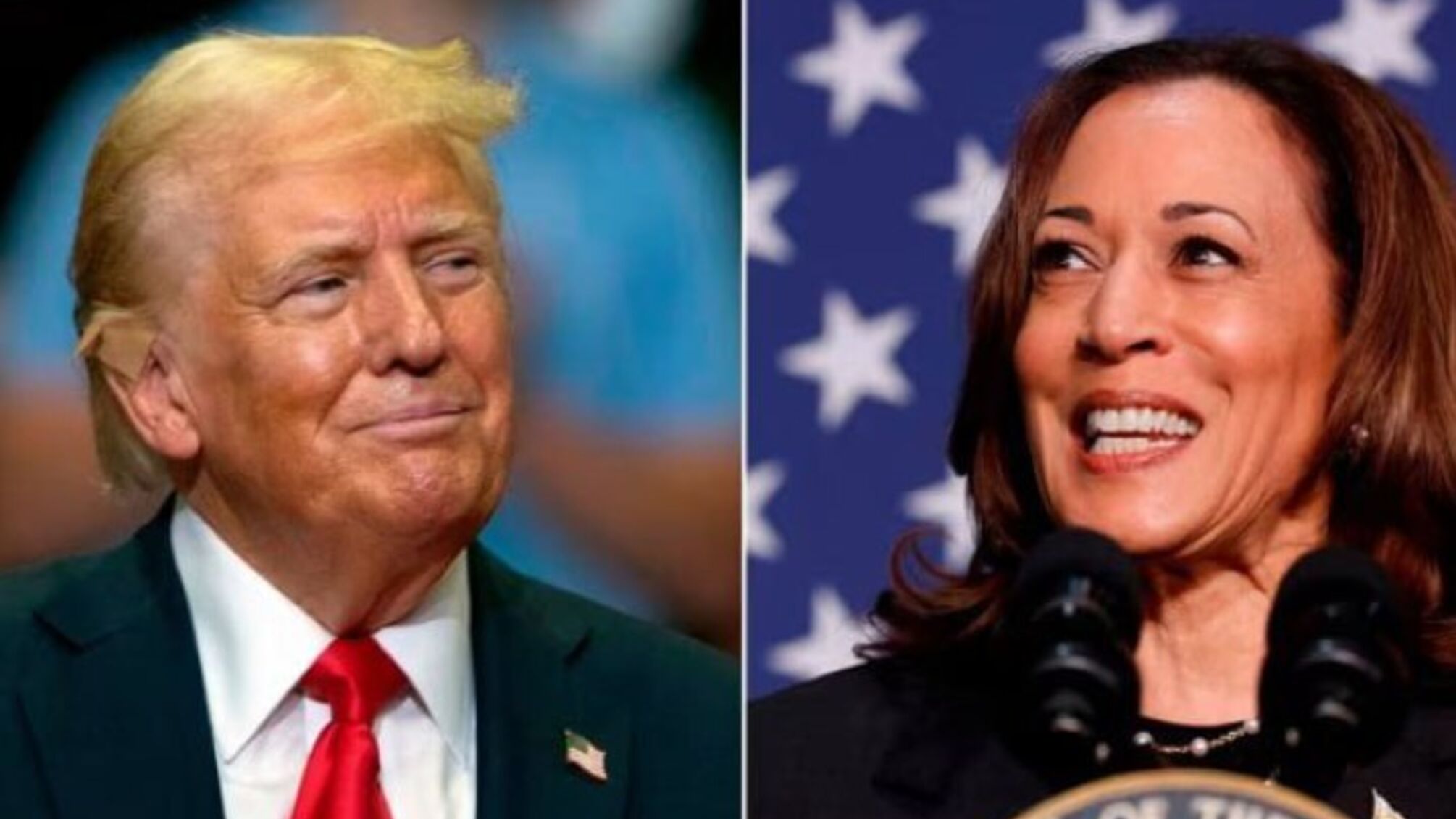 Трамп и Гаррис