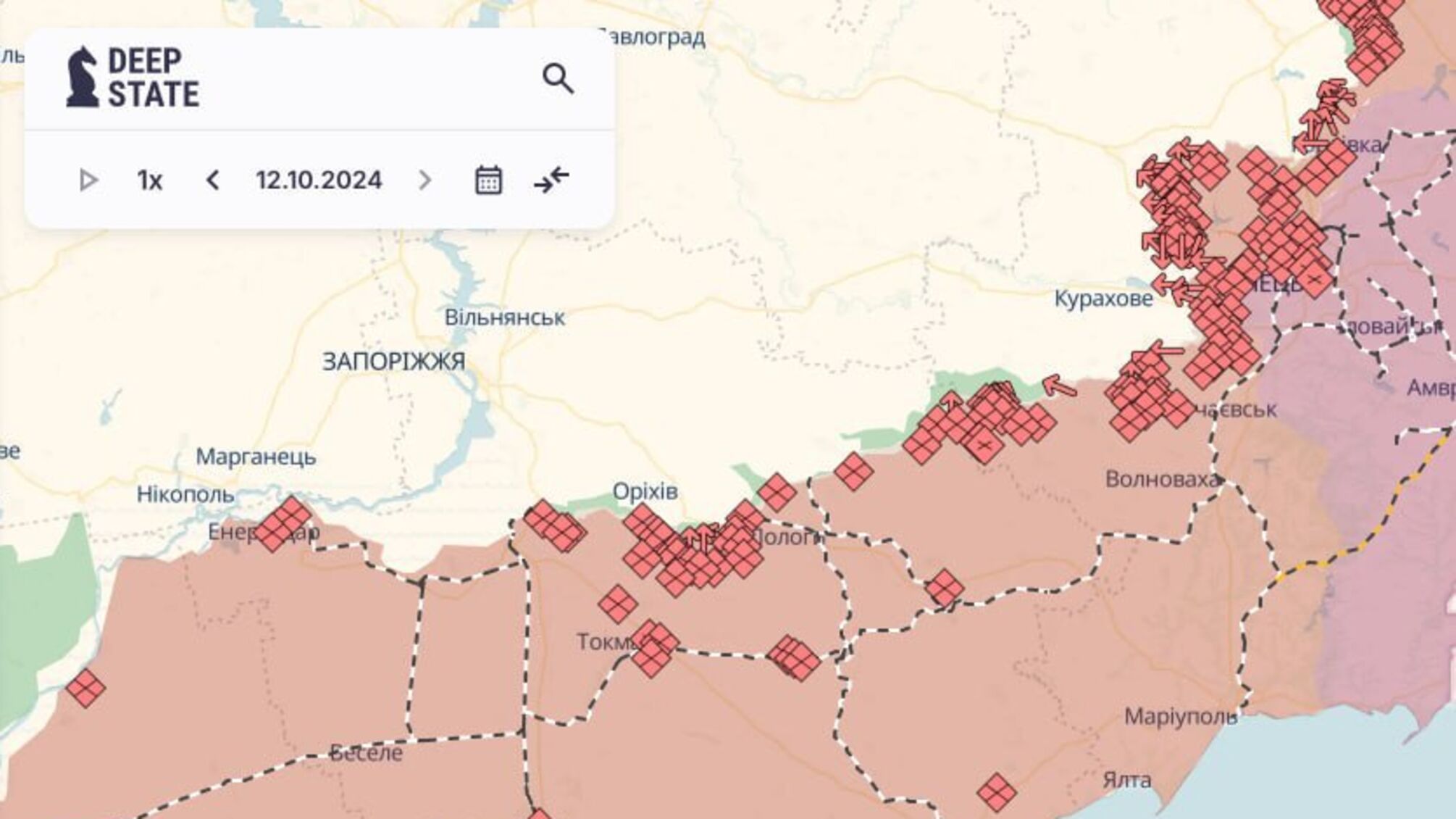 Ситуація на фронті: російські війська в Бердянському районі пішли в наступ