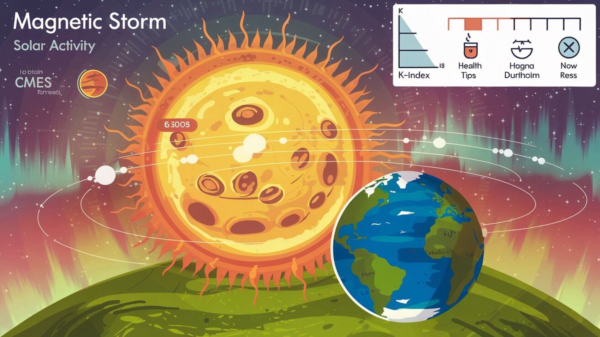 К-індекс 4: як вплине магнітна активність на українців