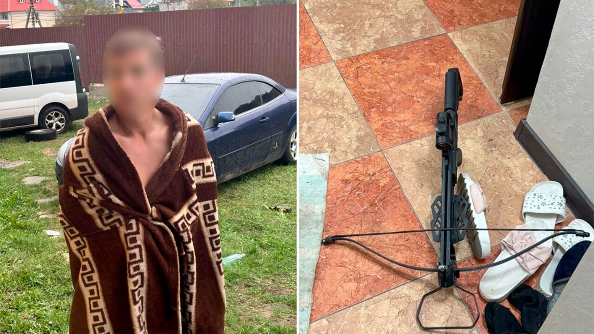 39-річного хулігана затримали за стрілянину з арбалета в Лісових Гринівцях
