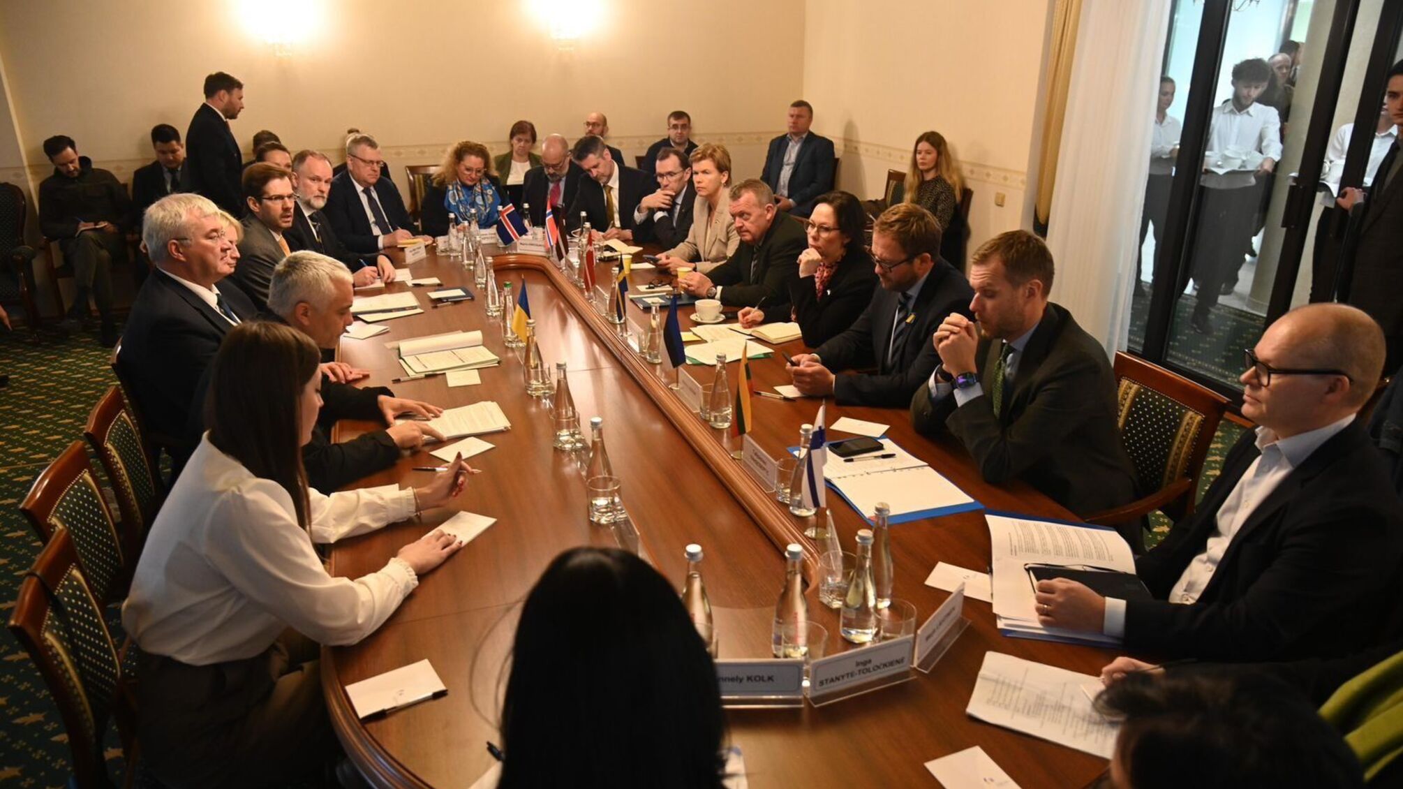 Представители Украины и стран Нордическо-Балтийской восьмерки