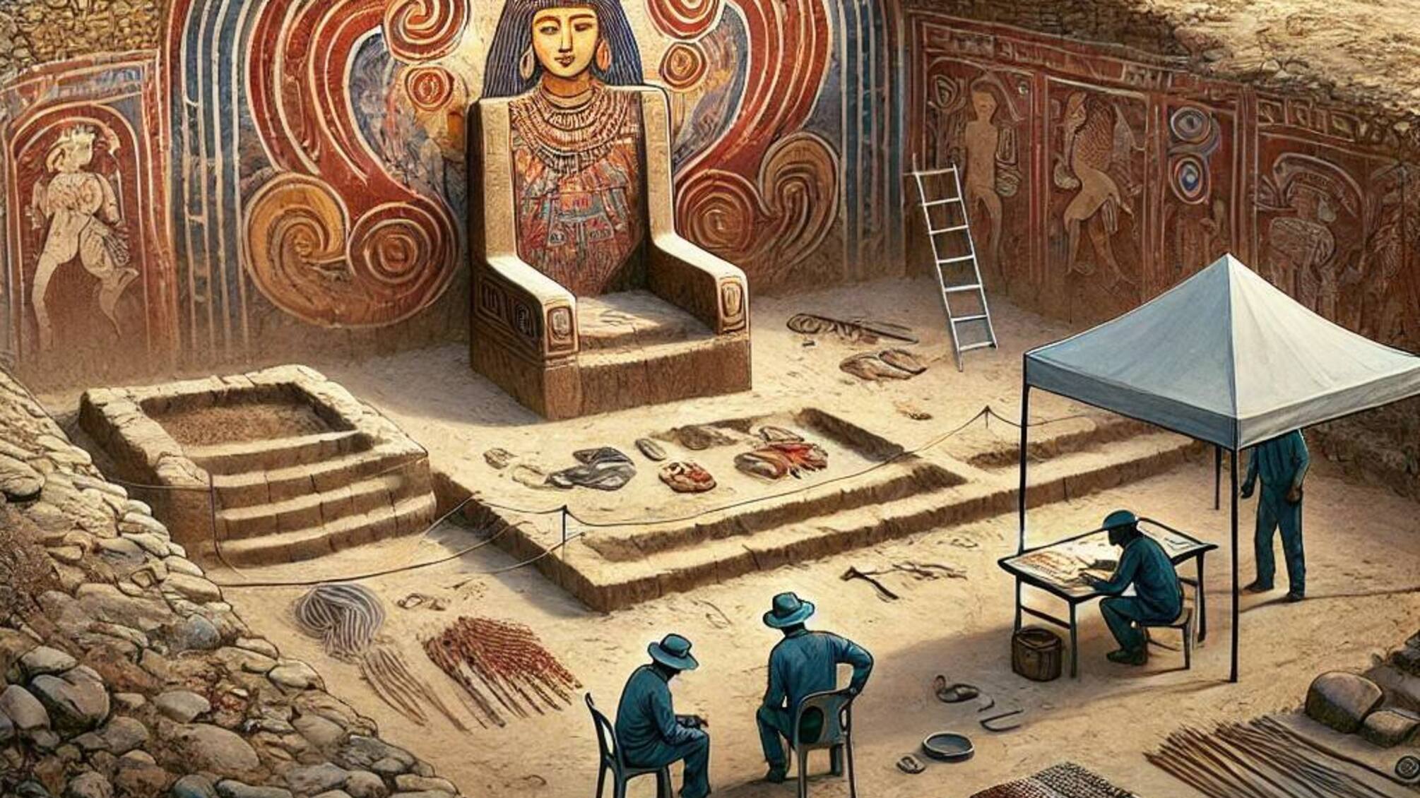 Археологи знайшли трон жінки-вождя на північному узбережжі Перу