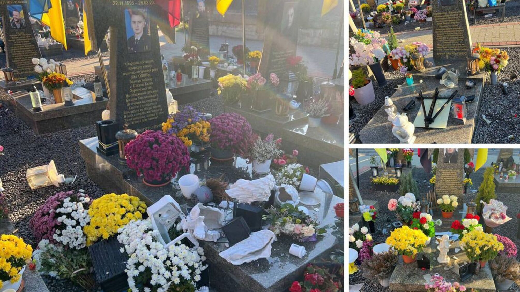 Акт вандализма во Львове