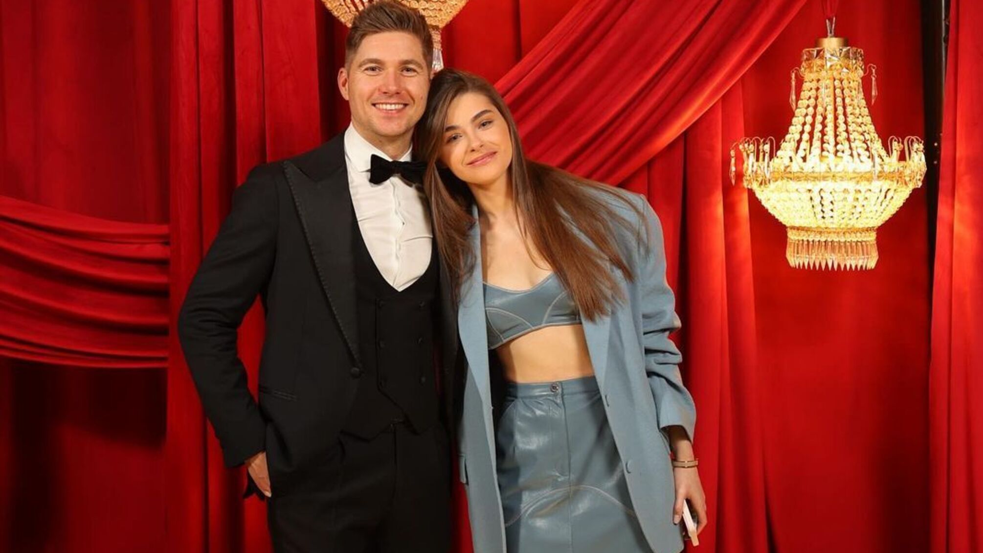 Шоумен Остапчук и его супруга