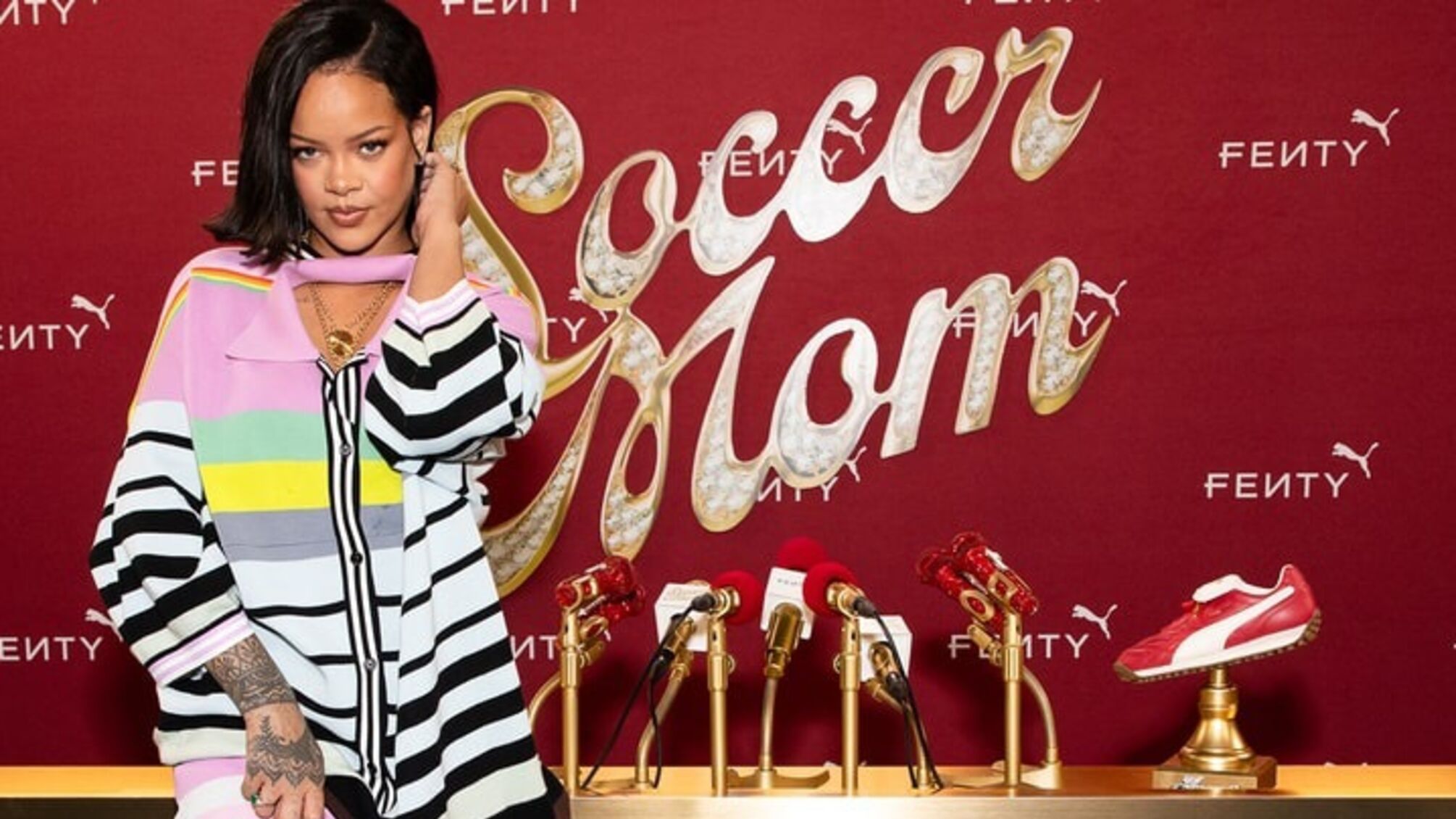 Ріанна презентувала нові кросівки Fenty x PUMA Avanti, натхненні сім’єю та футболом