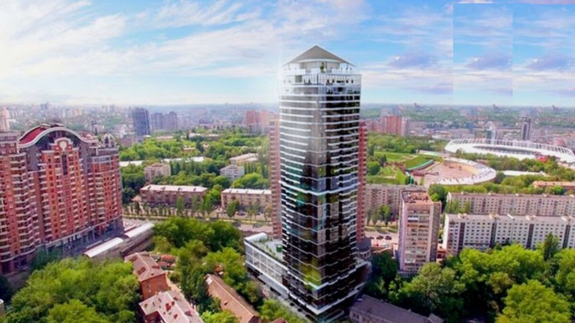 Пожар возник в 31-этажном Jack House