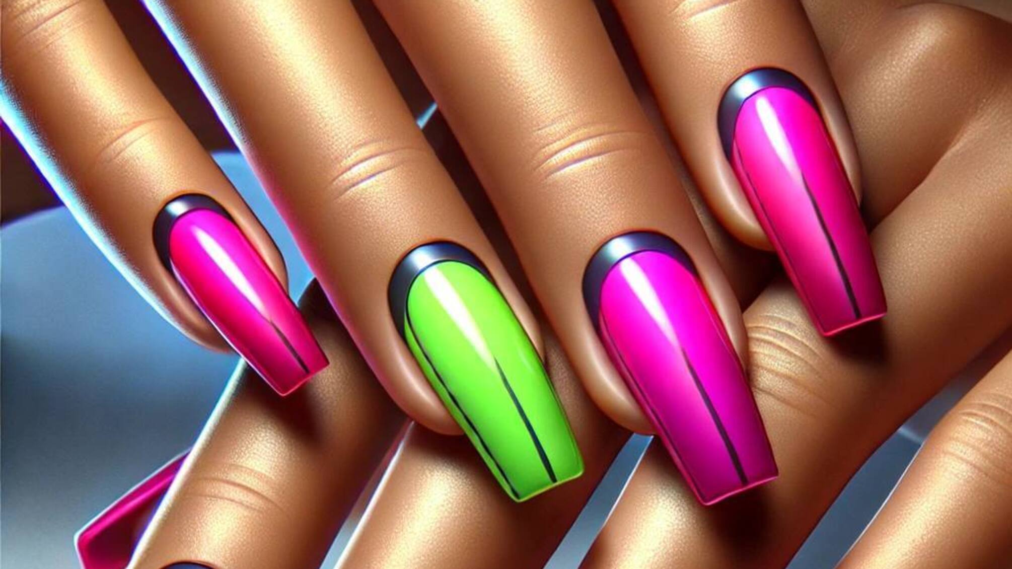 Как не ошибиться с выбором яркого маникюра