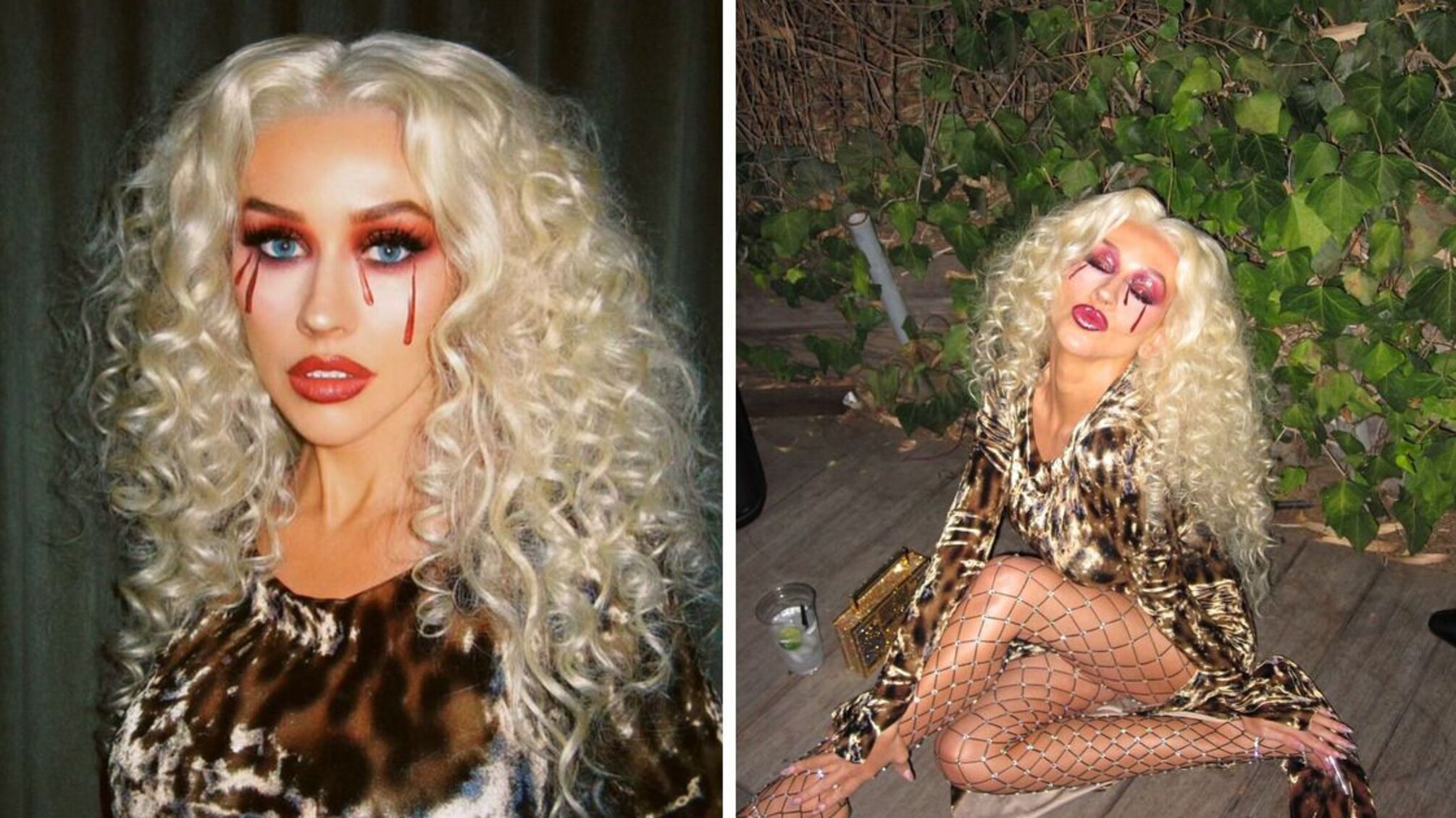 Зваблива вампірка: Крістіна Агілера поділилася відвертими знімками на Геловін