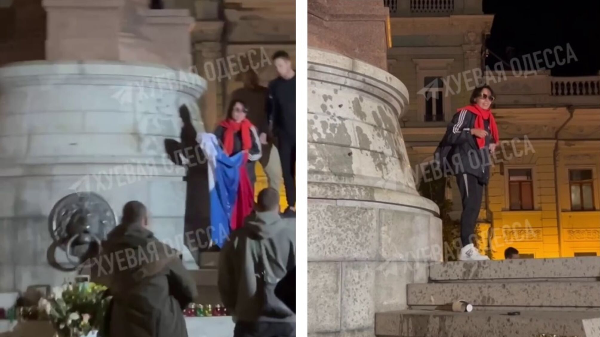 Одесити зупинили провокацію з російським прапором на Європейській площі