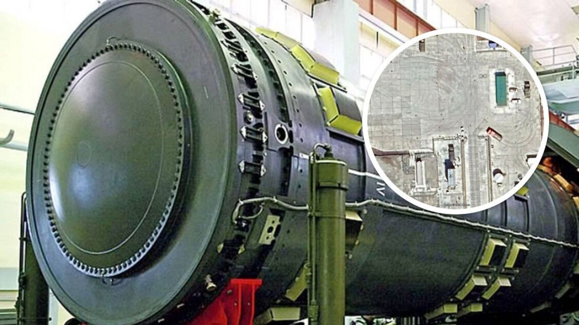 На супутникових знімках зафіксували спорядження міжконтинентальної ракети 'Булава'