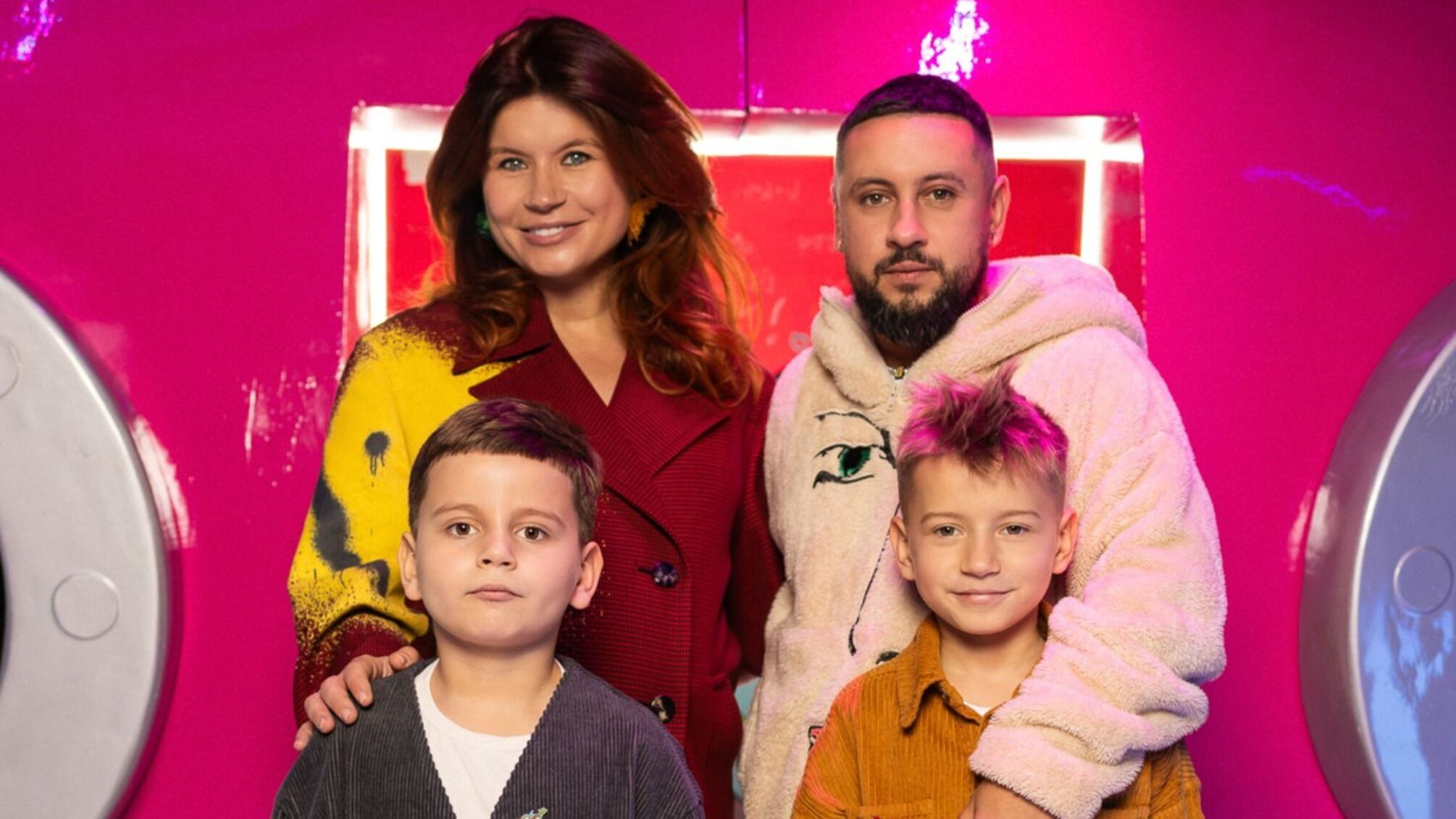 Дмитро Монатик із сім'єю