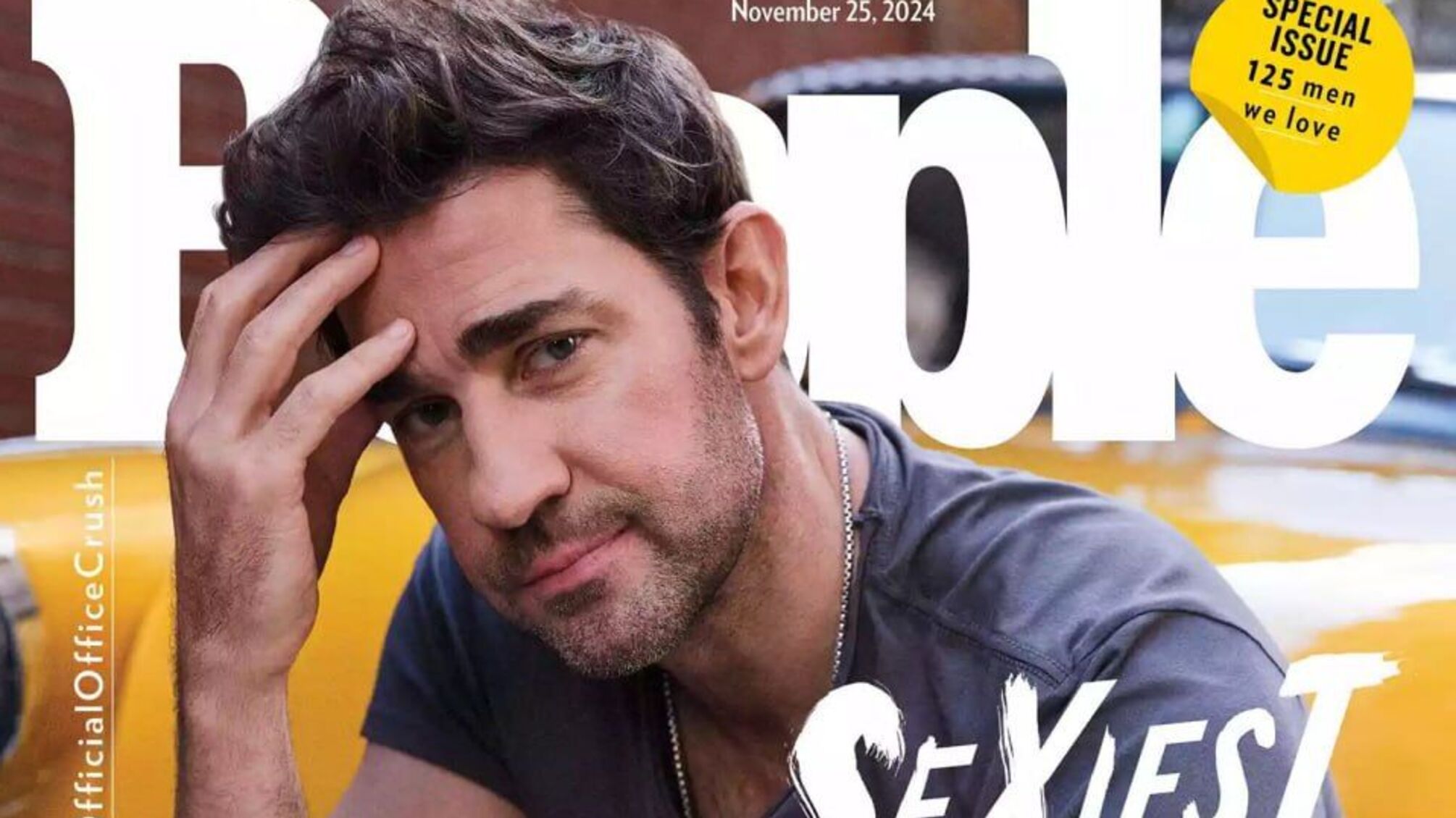 Джон Красински был назван самым привлекательным мужчиной 2024 года по версии журнала PEOPLE.