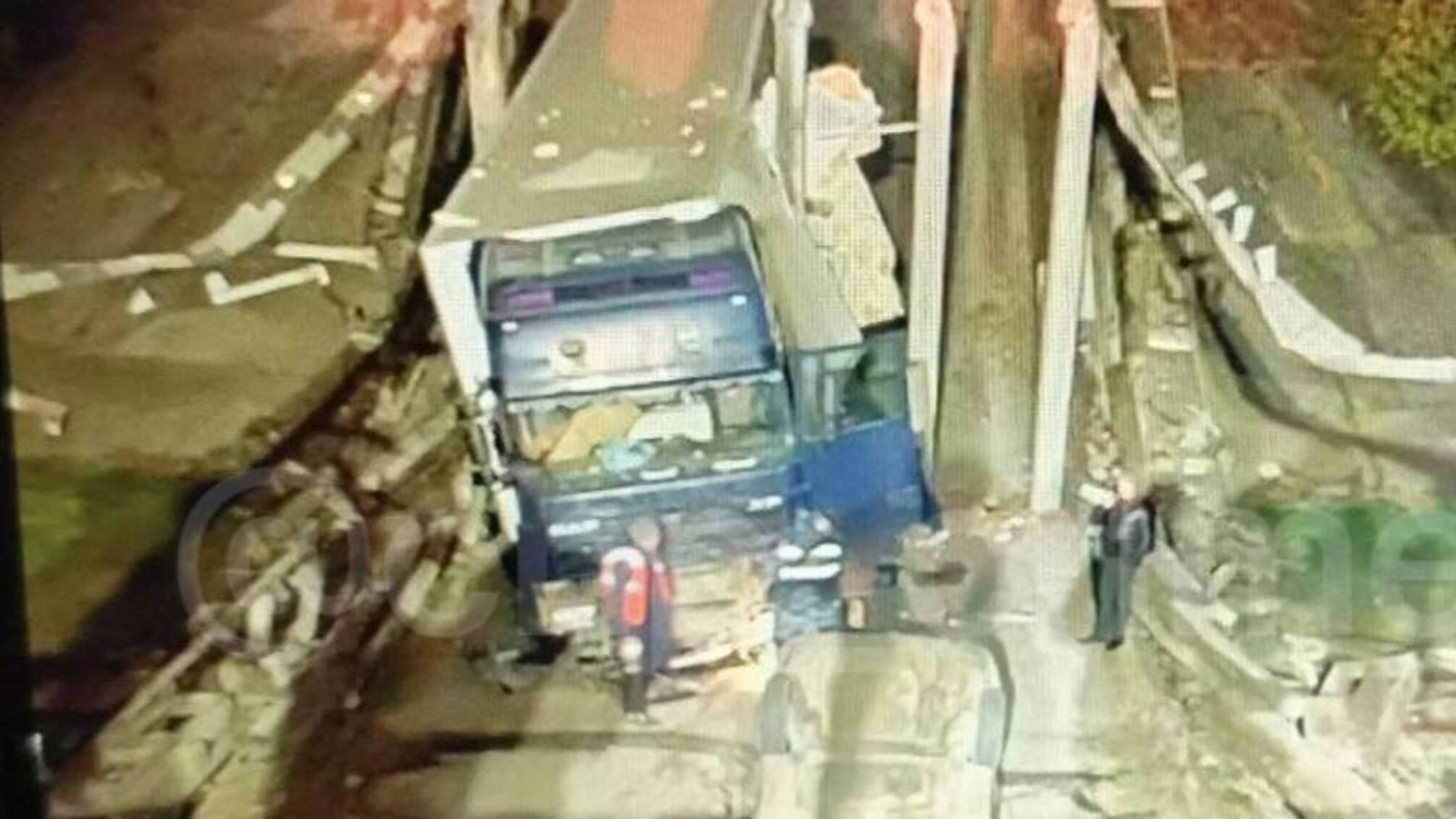 Обвал моста в оккупированном Крыму