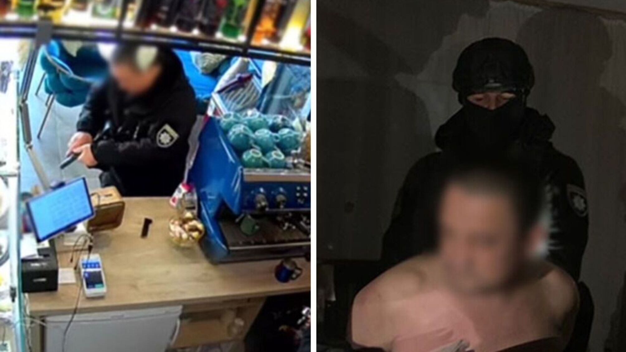 Конфликт с оружием в кафе