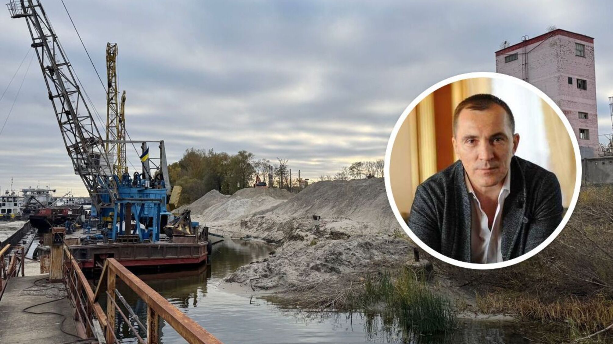 'Мостостроевцы' Продивуса перенесли незаконную перевалку песка под Дарницкий мост?