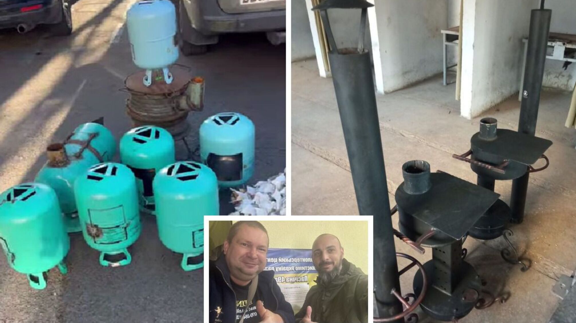 Львівські волонтери виготовляють буржуйки для передової