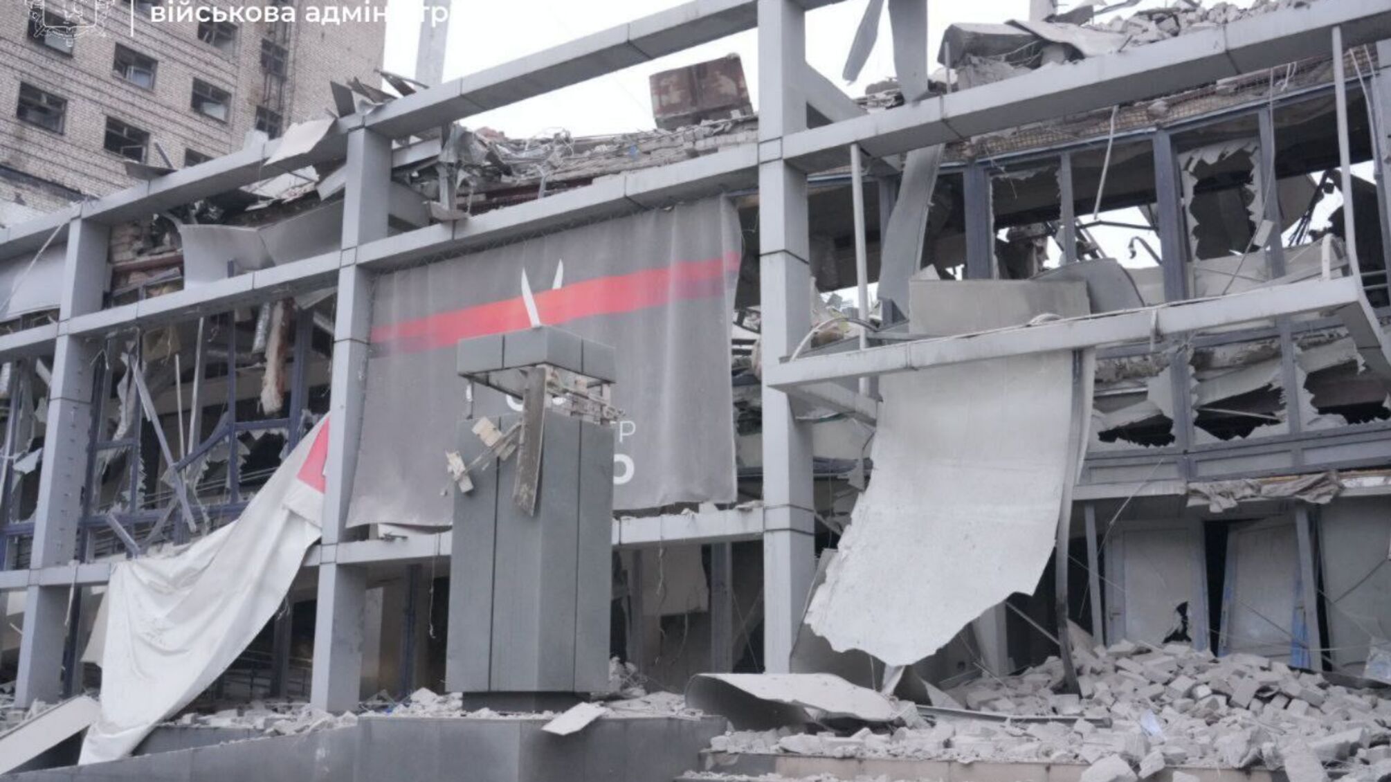 Российская ракета попала в центр Запорожья