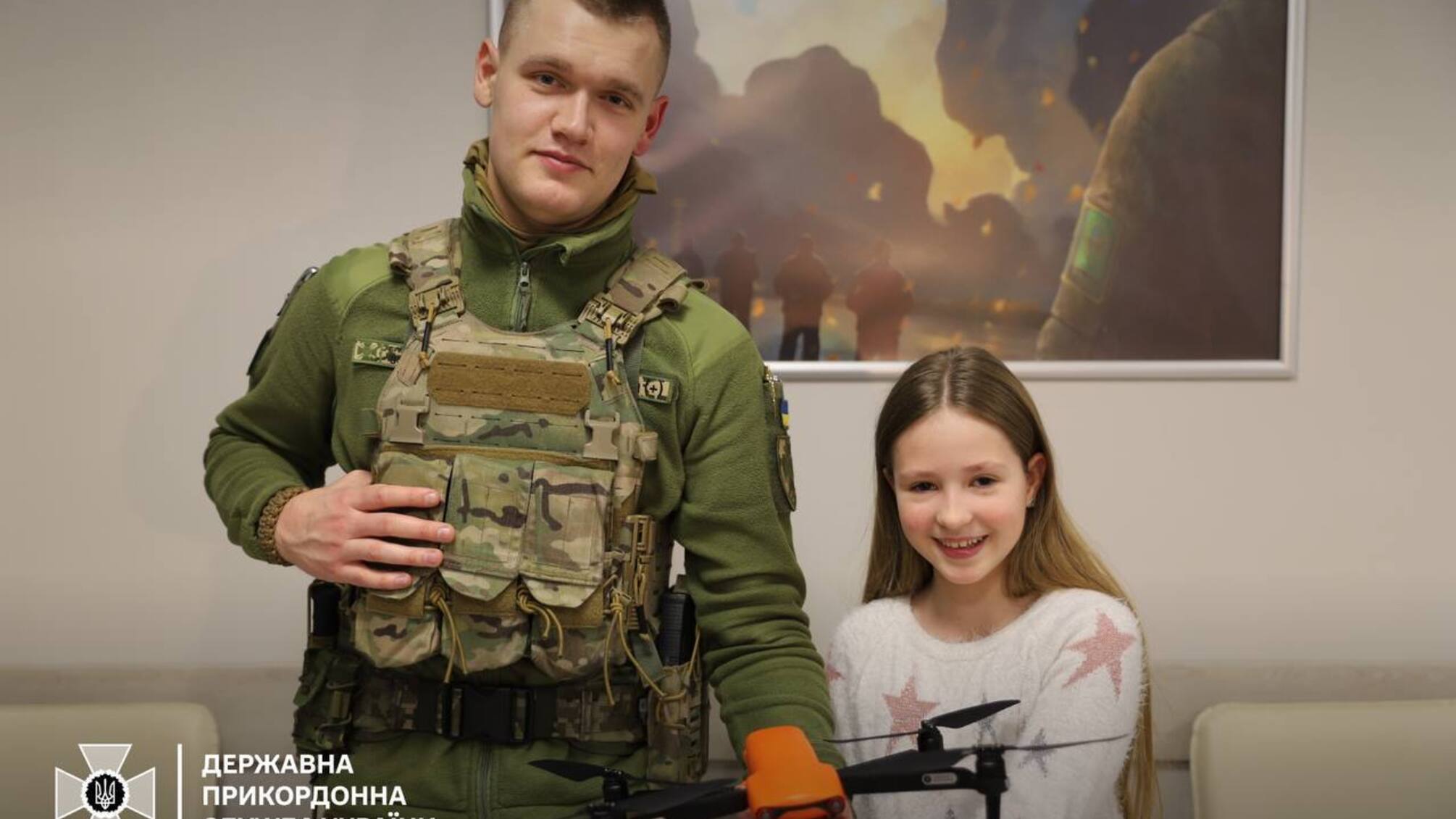 10-річна донька прикордонника зворушила своїм подарунком