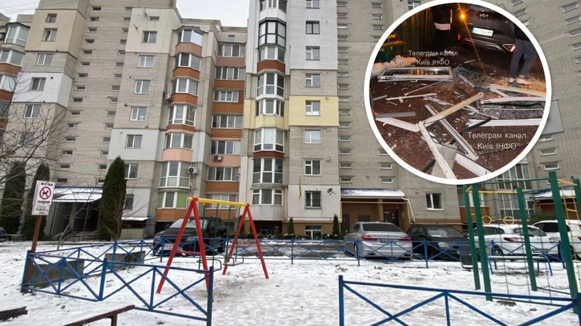 В столице взорвался 10-литровый газовый баллон