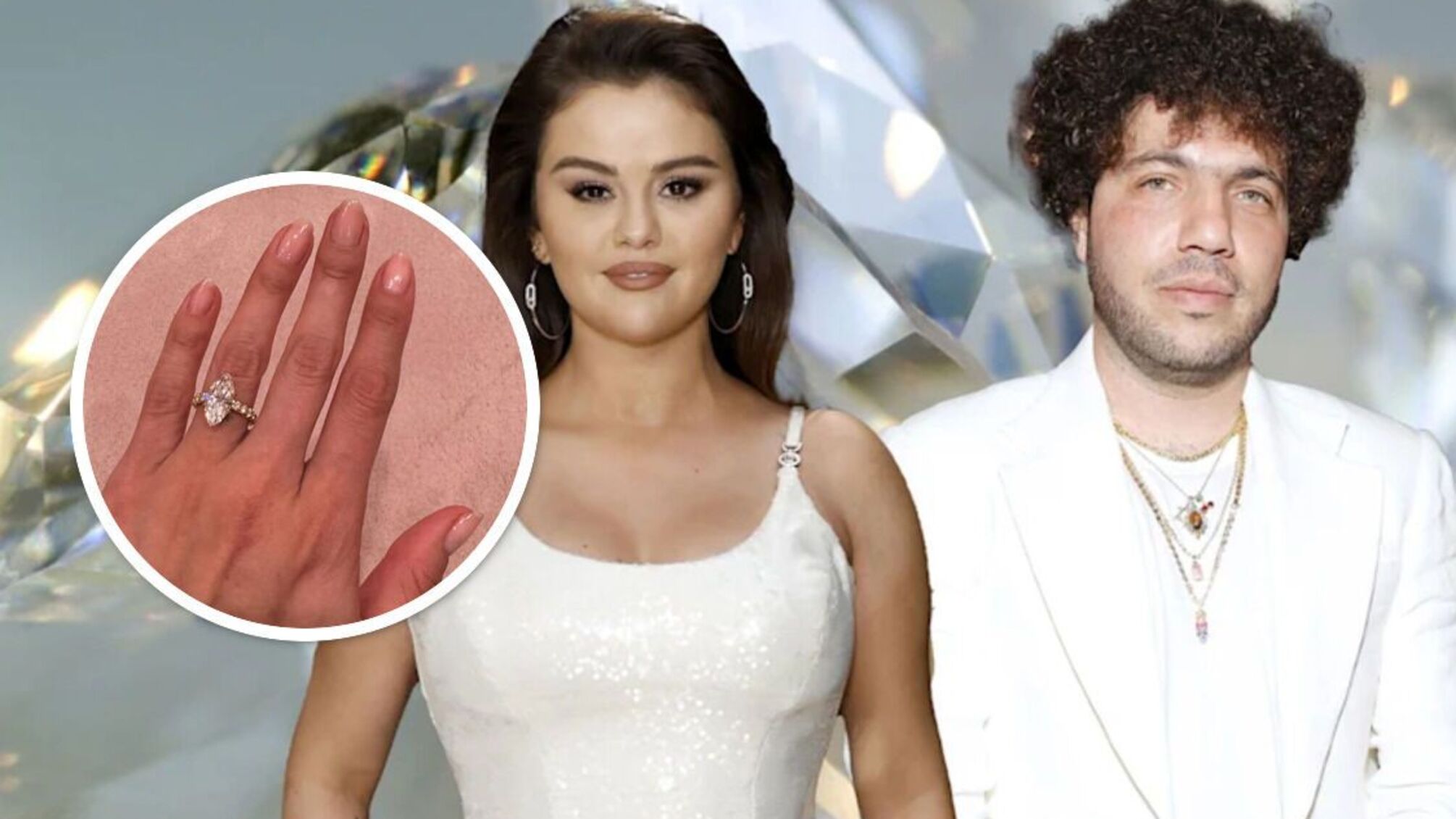 что известно об кольцо Селены Гомес от Бенни Бланко