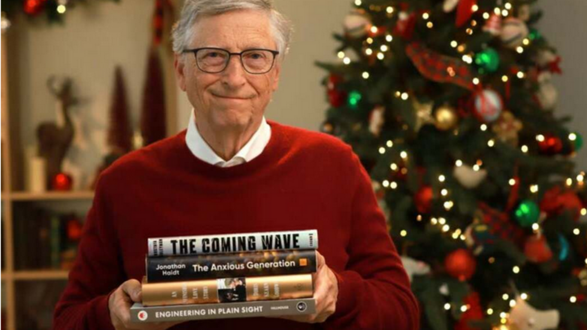 Білл Гейтс поділився традиційним списком книг у свята