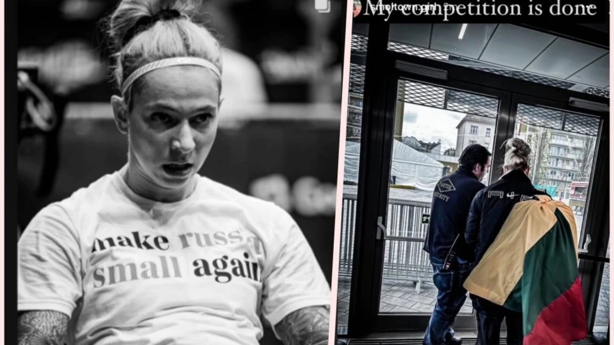 Корнелия Дудайте: 'Я снялась с соревнований, потому что поддерживаю Украину'