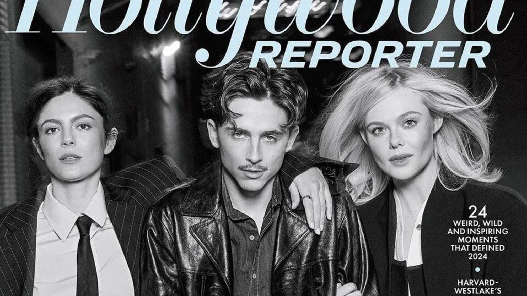 Ель Феннінг, Моніка Барбаро і Тимоті Шаламе на обкладинці The Hollywood Reporter розповіли про зйомки «Невідомого»