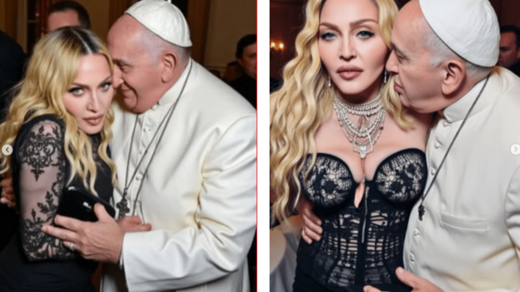 Мадонна поділилася провокаційними кадрами поряд із 'Папою Римським'