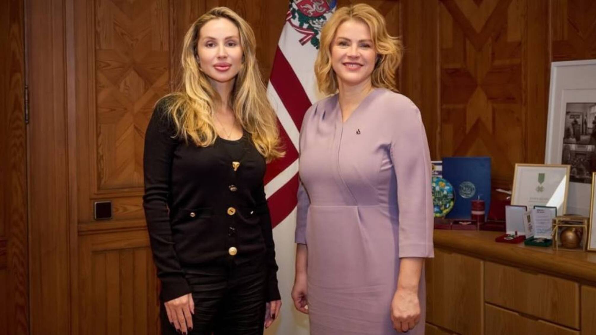 Лобода встретилась с премьером Латвии: планирует ли певица идти в политику?