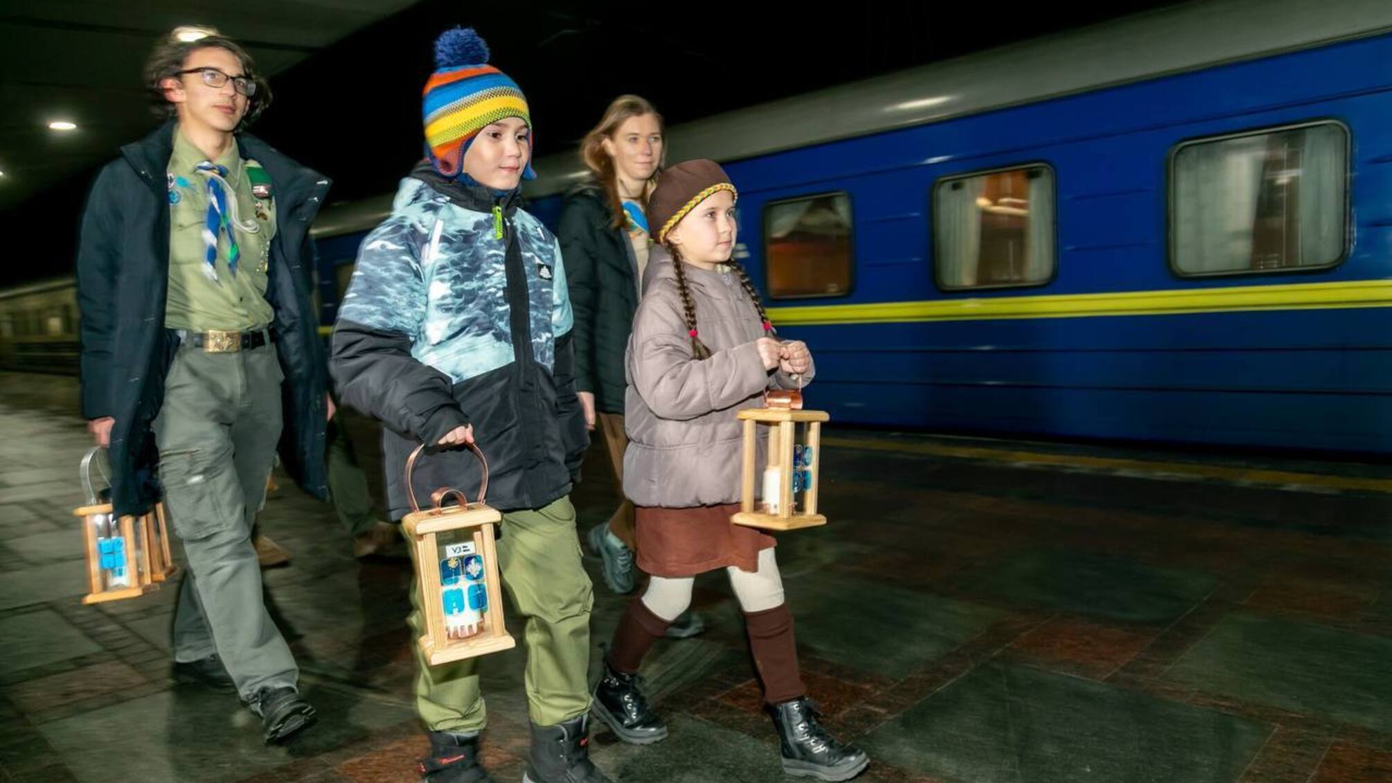 Тепло Вифлеемского огня снова согревает сердца украинцев