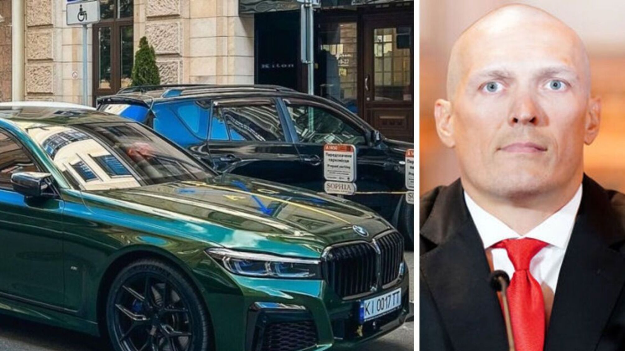 Автомобиль Александра Усика