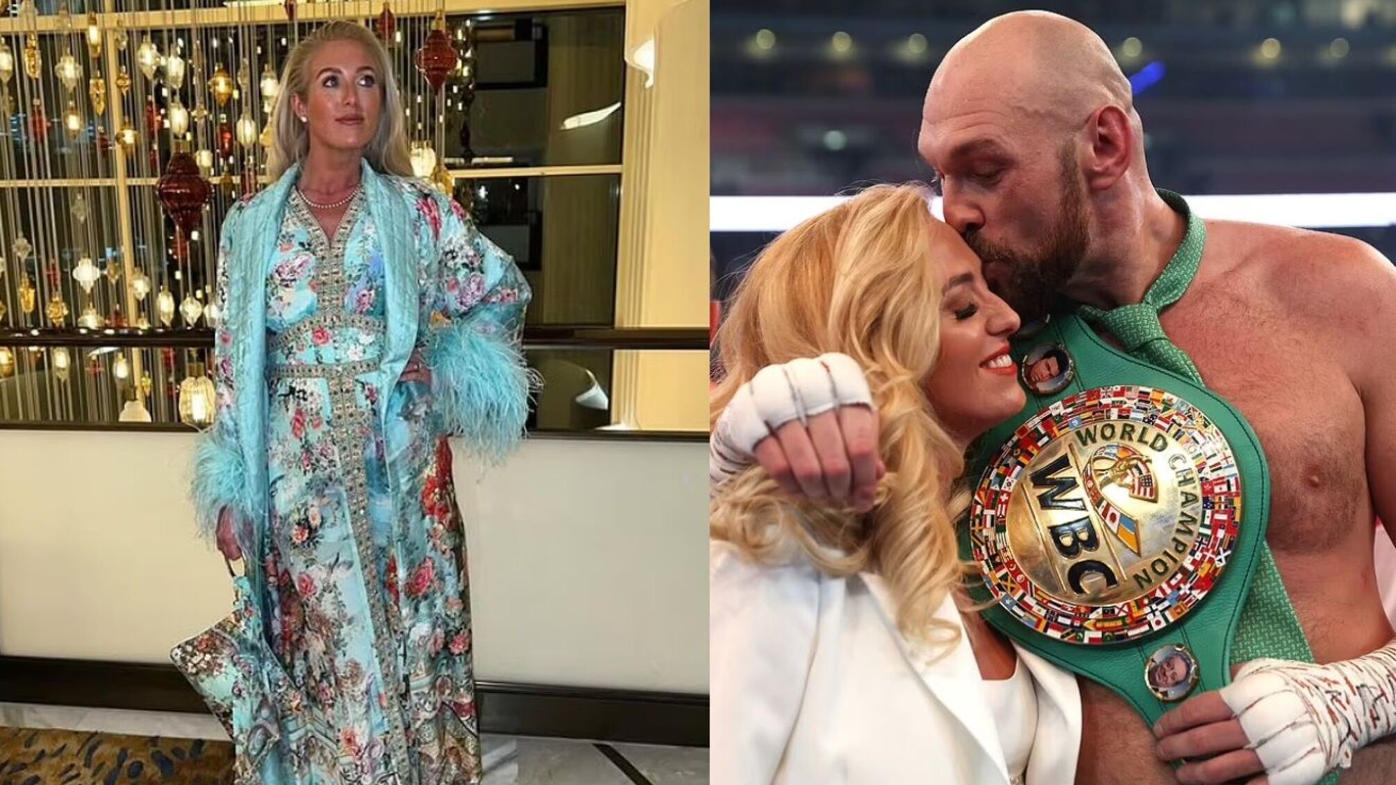 Париз Ф'юрі підтримала чоловіка на бою з Усиком після тривалої відсутності спілкування