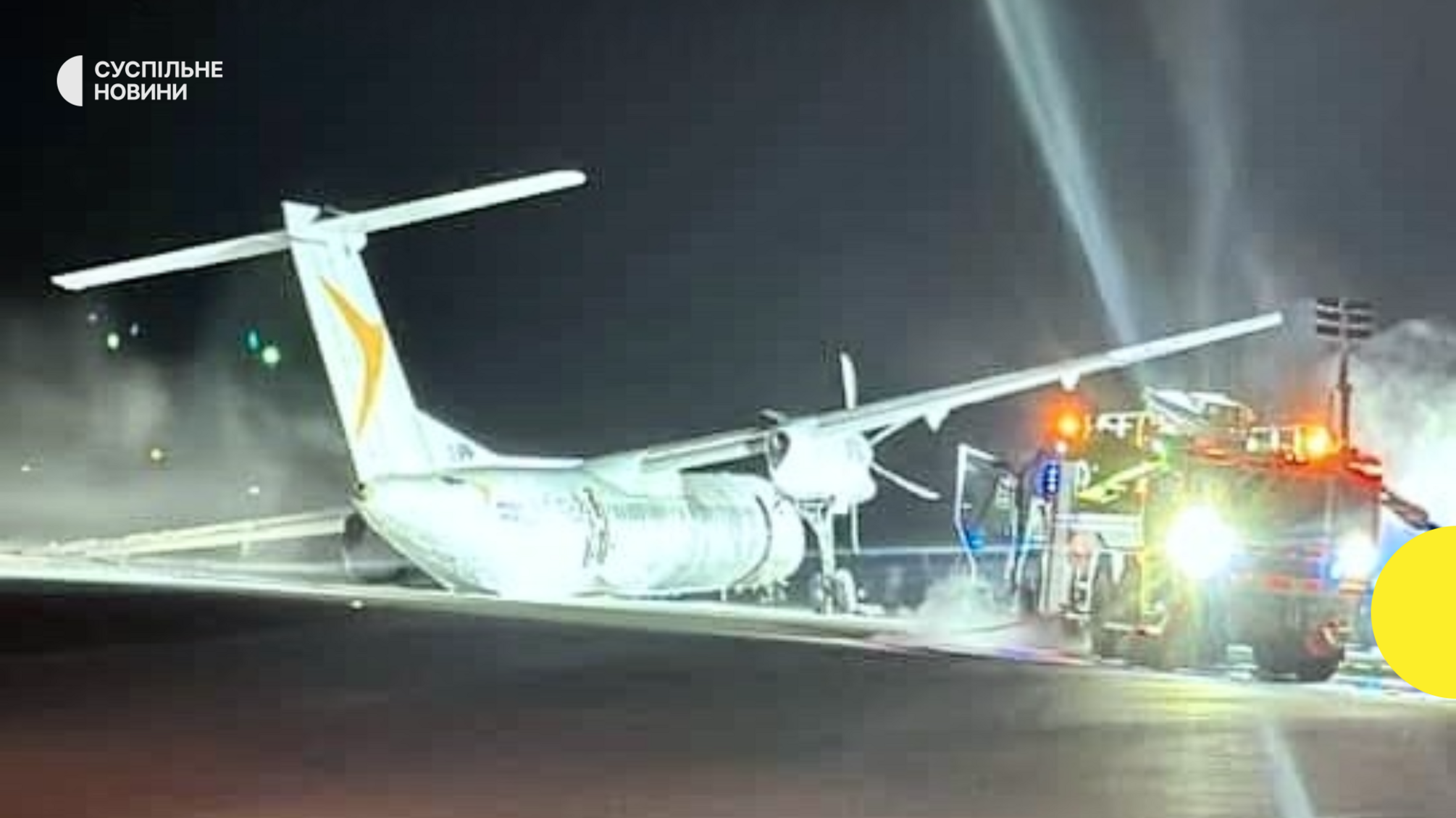 Аварія літака Air Canada у Канаді: іскри та пожежа на борту