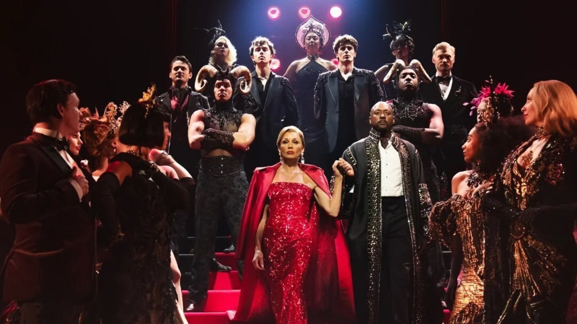 Елтон Джон і Анна Вінтур на прем'єрі мюзиклу «Диявол носити Prada»