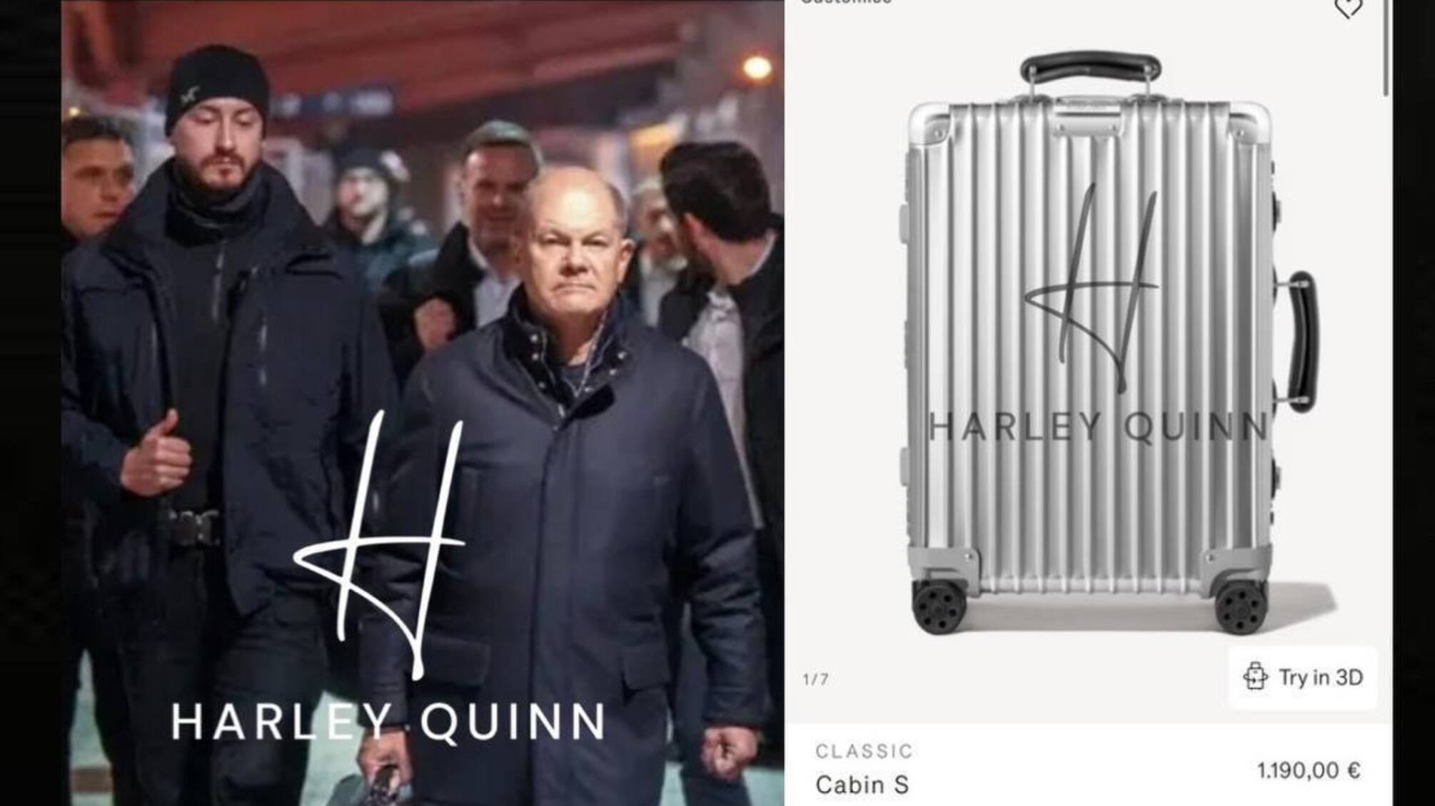 Олаф Шольц з’явився у Києві з валізою преміумкласу за 1190 євро